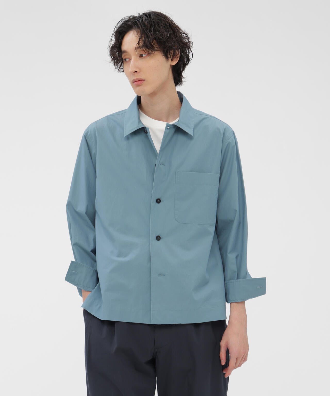 HIGHDENSE COTTON POPLIN SHIRT
