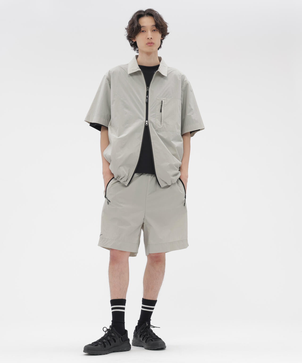 HIGHDENCE PIQUE JERSEY TOP