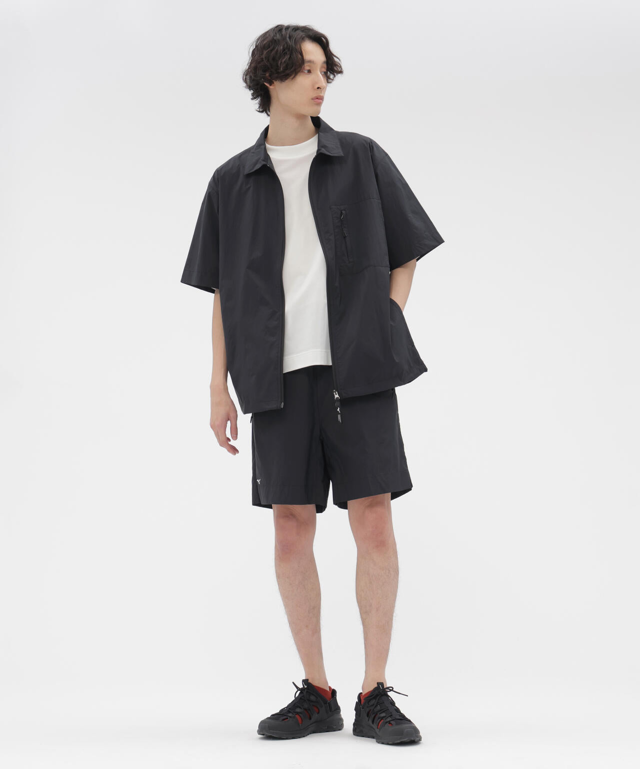 HIGHDENCE PIQUE JERSEY TOP