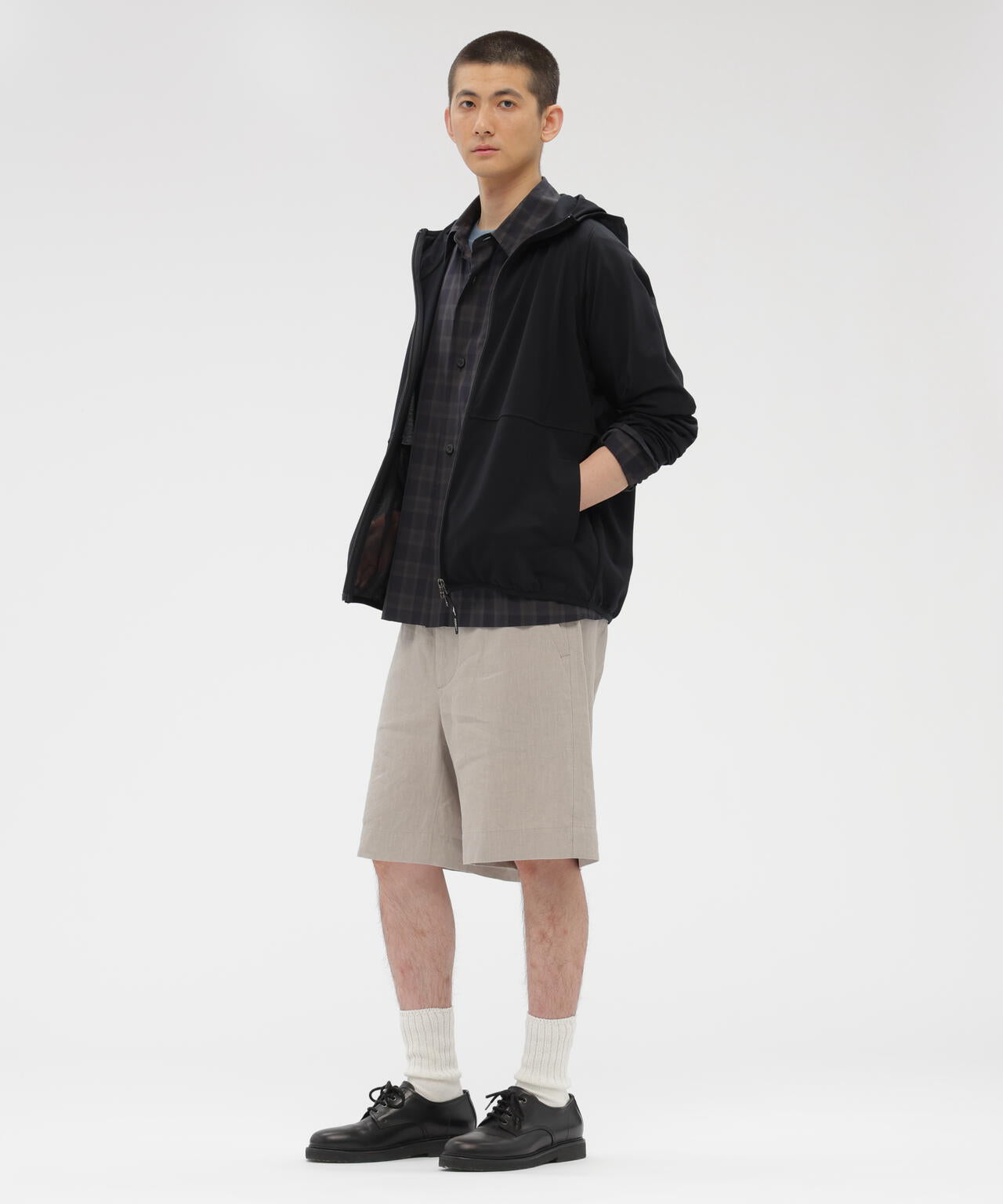 HIGHDENCE PIQUE JERSEY TOP