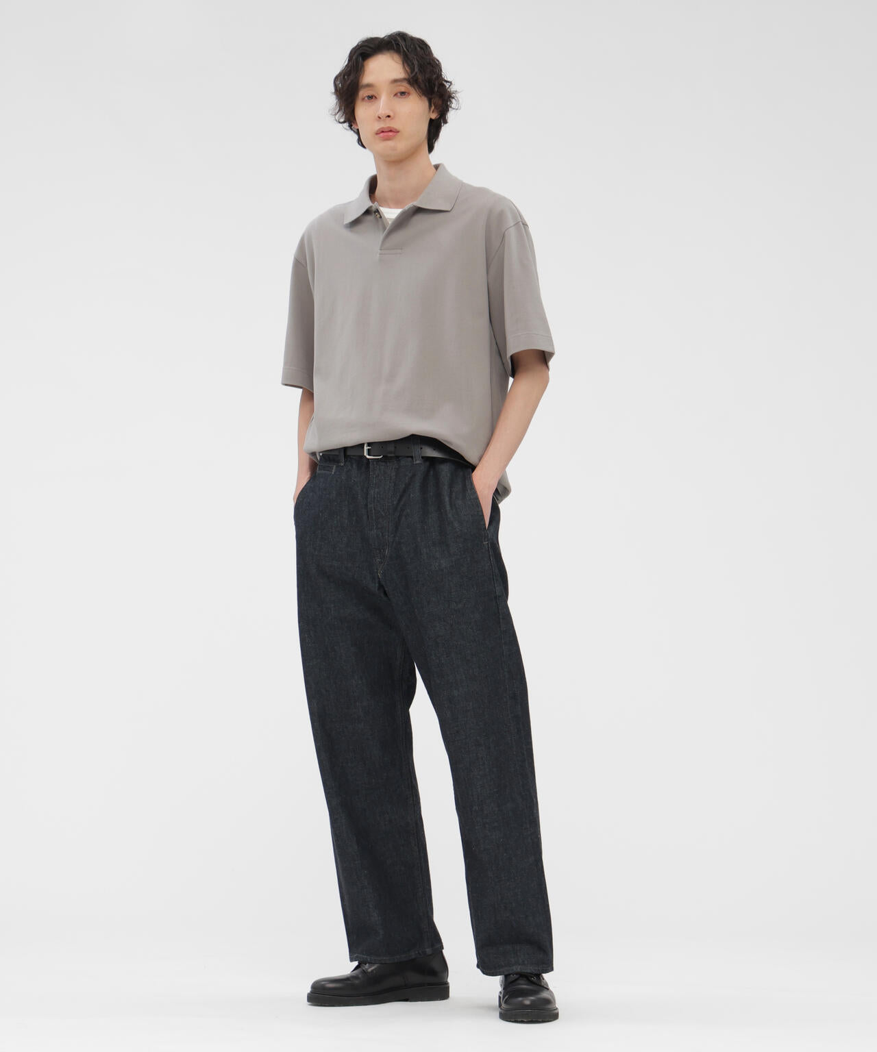 COTTON PIQUE JERSEY TOP