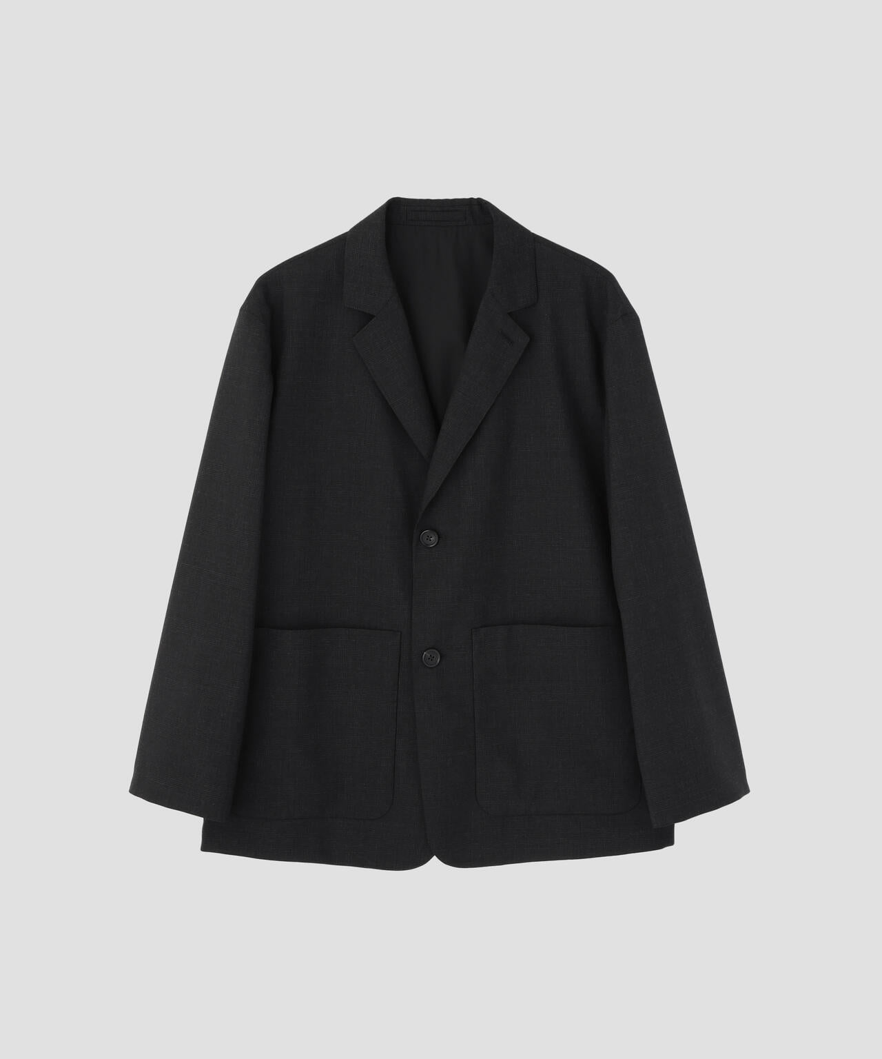 MUTED WOOL CHECK JACKET