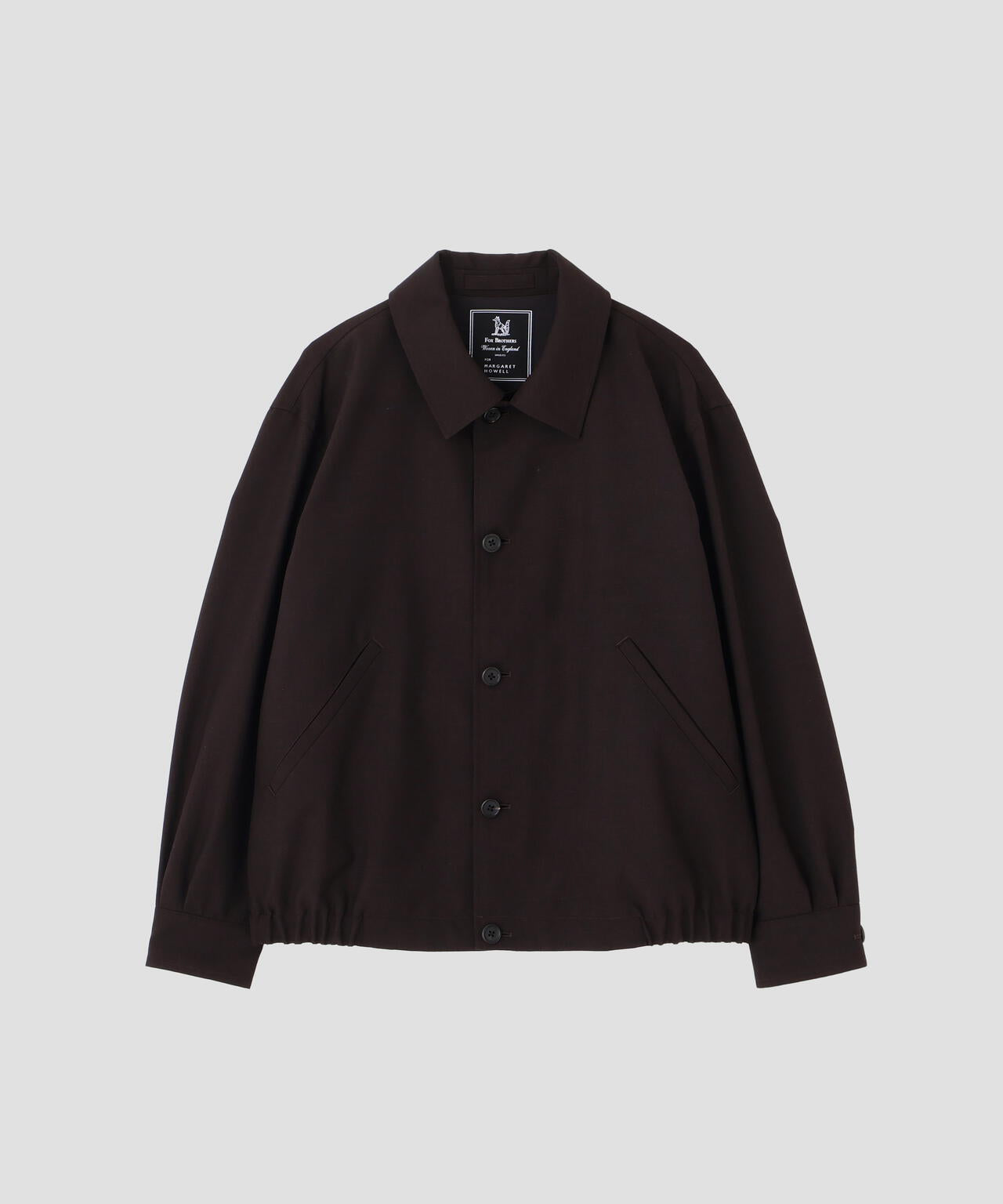 YARN DYE WOOL PLAINWEAVE BLOUSON