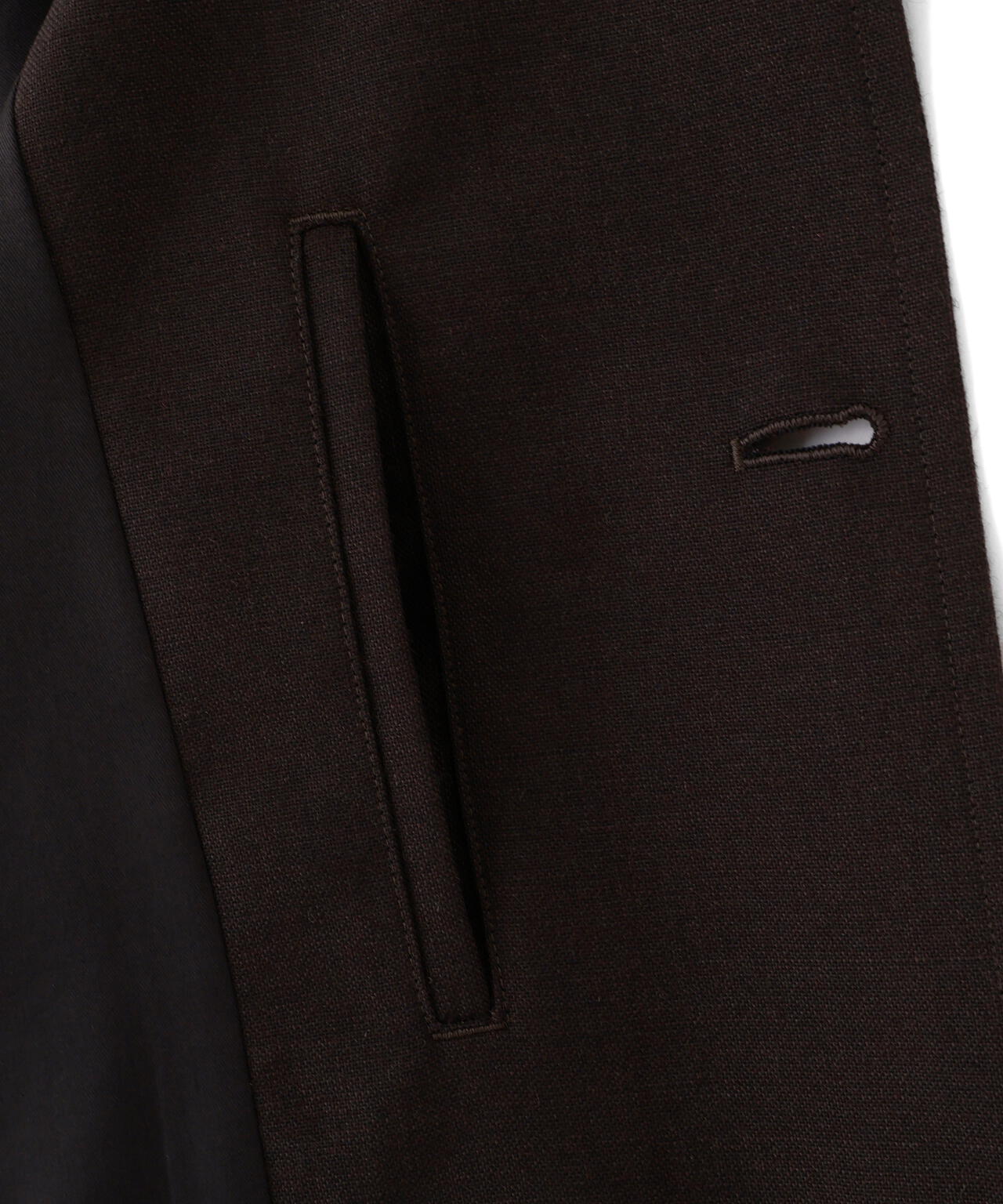 YARN DYE WOOL PLAINWEAVE BLOUSON