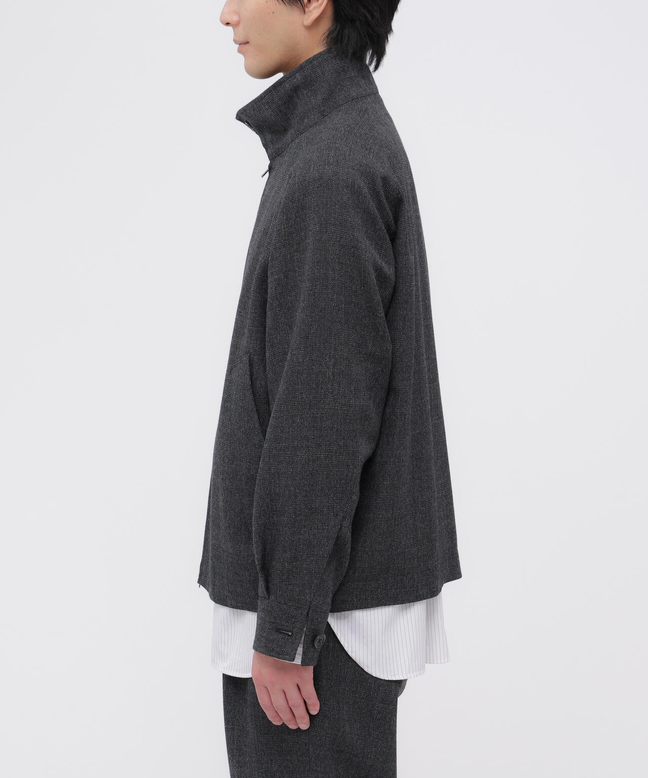WOOL PRINCE OF WALES BLOUSON