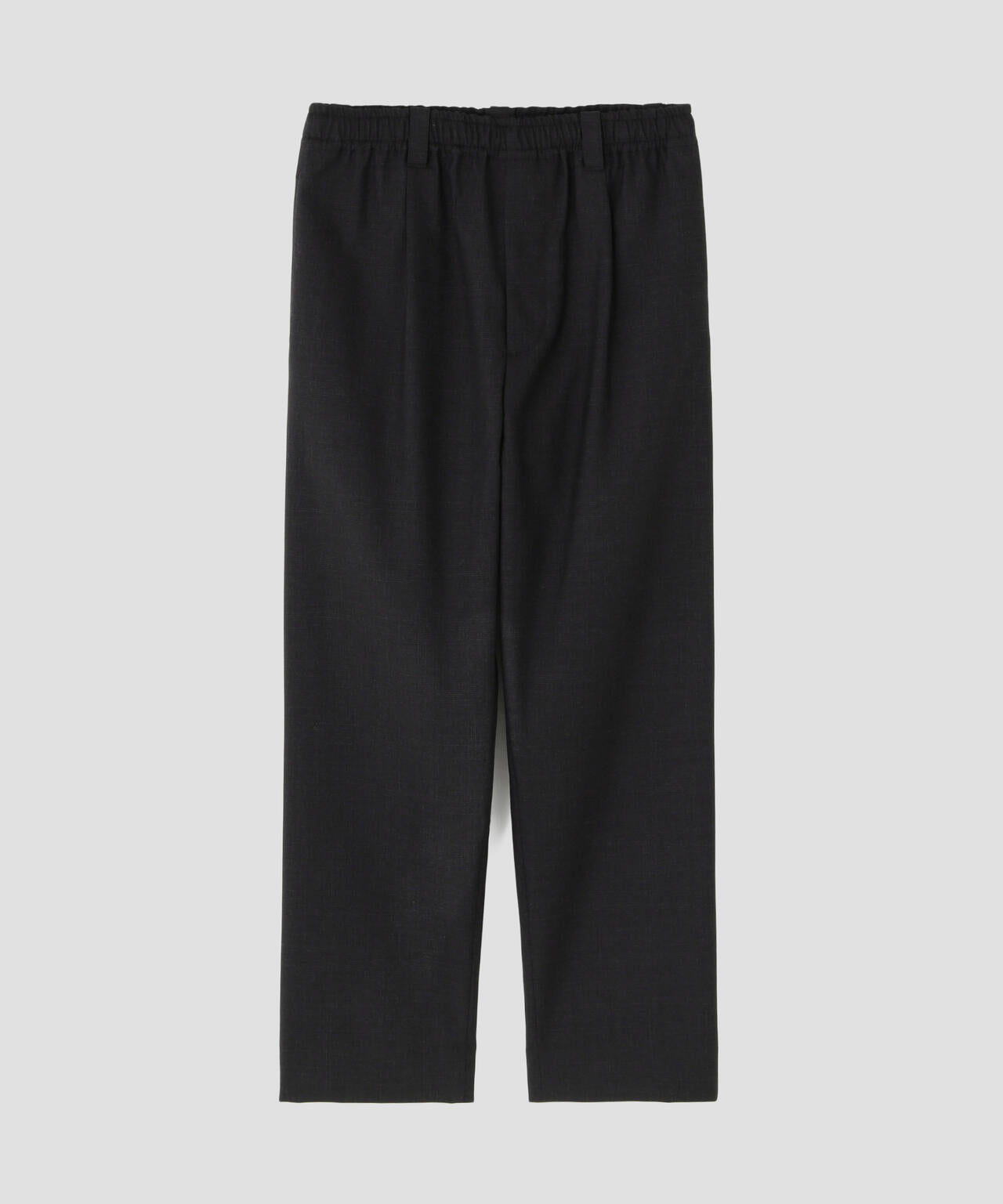 MUTED WOOL CHECK TROUSERS