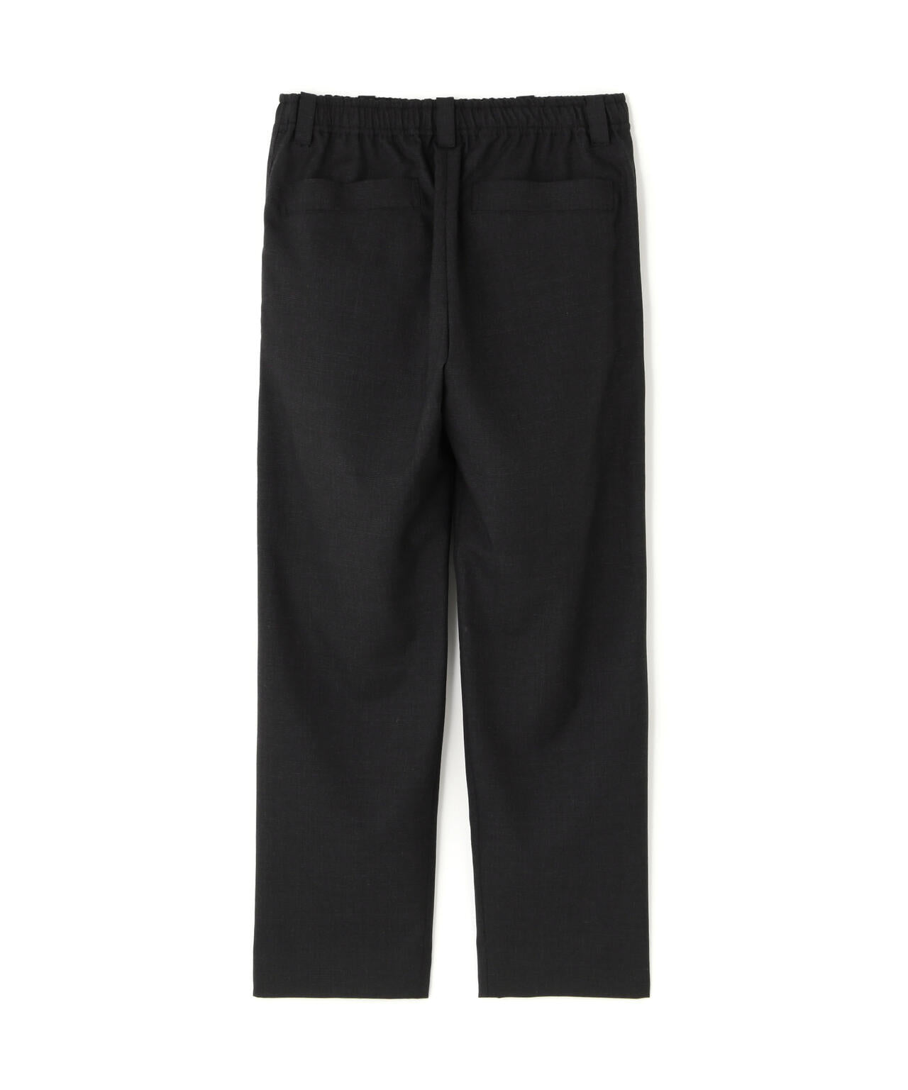 MUTED WOOL CHECK TROUSERS