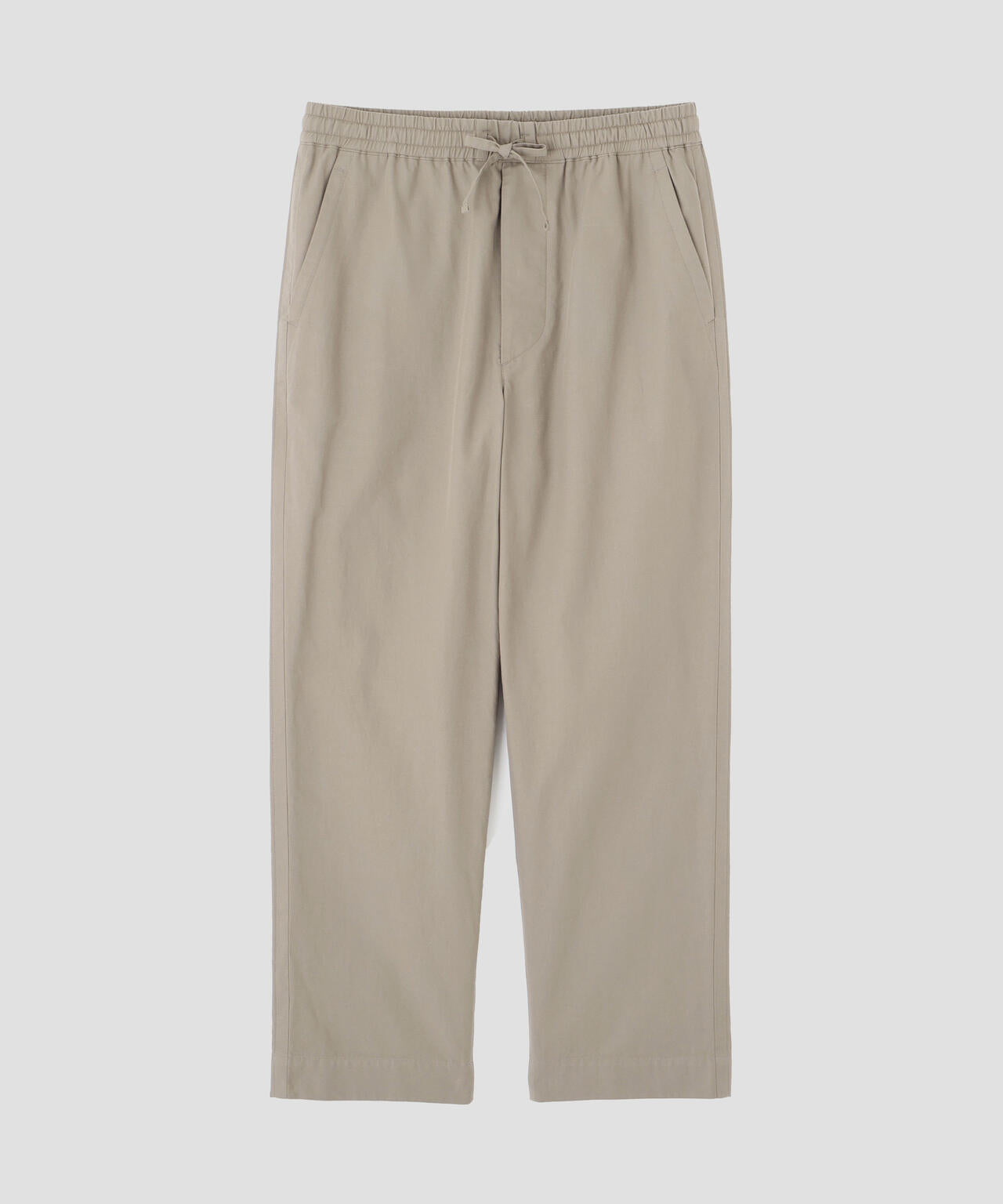 TEXTURED COTTON PIQUE TROUSERS