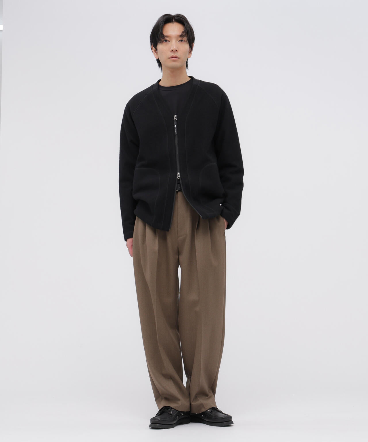 WOOL CAVALRY TWILL TROUSERS