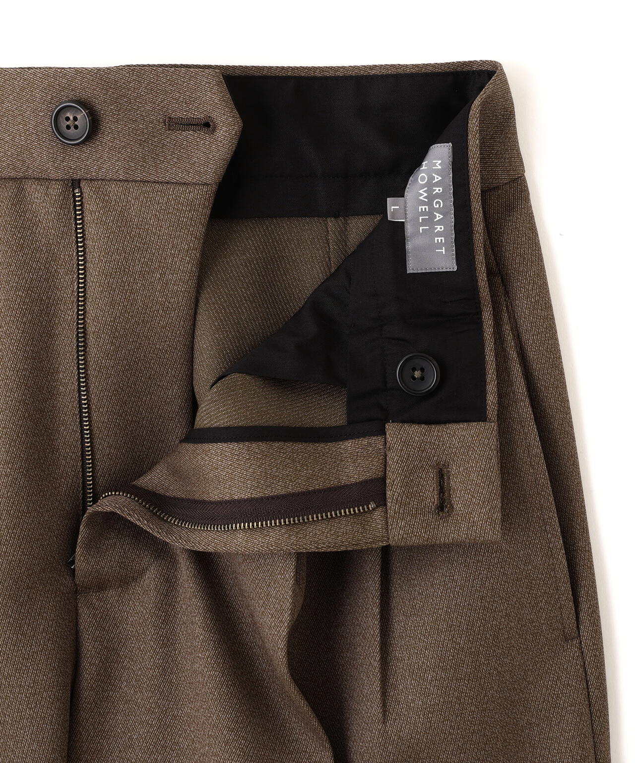WOOL CAVALRY TWILL TROUSERS