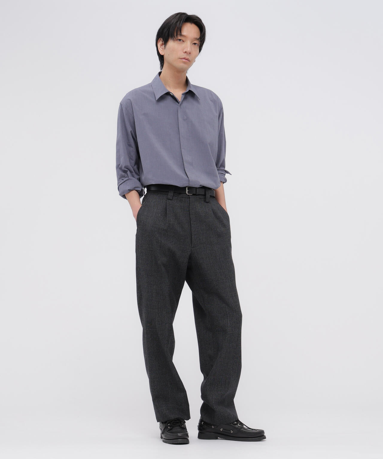 WOOL PRINCE OF WALES TROUSERS