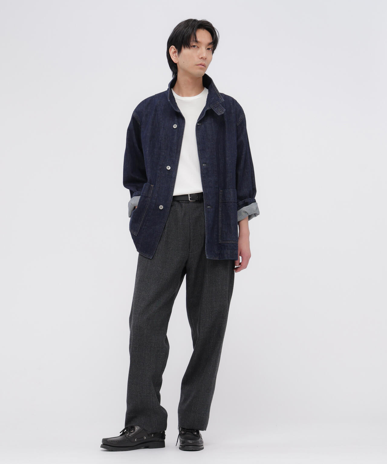 WOOL PRINCE OF WALES TROUSERS