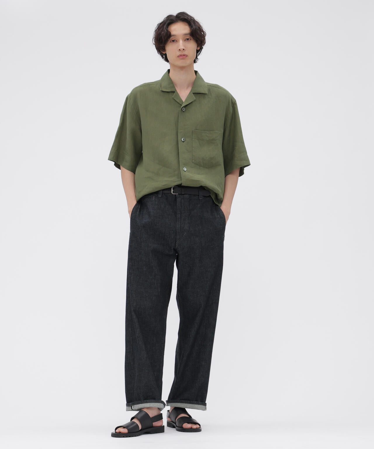 YARN DYE LINEN SHIRTING SHIRT