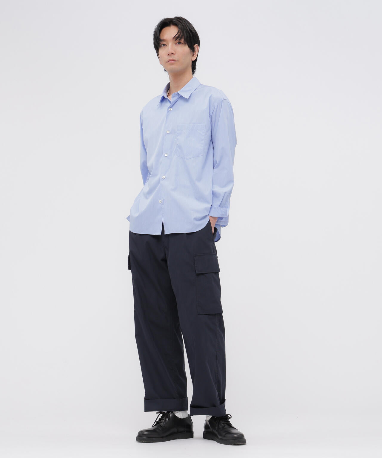 COMPACT COTTON END ON END SHIRT
