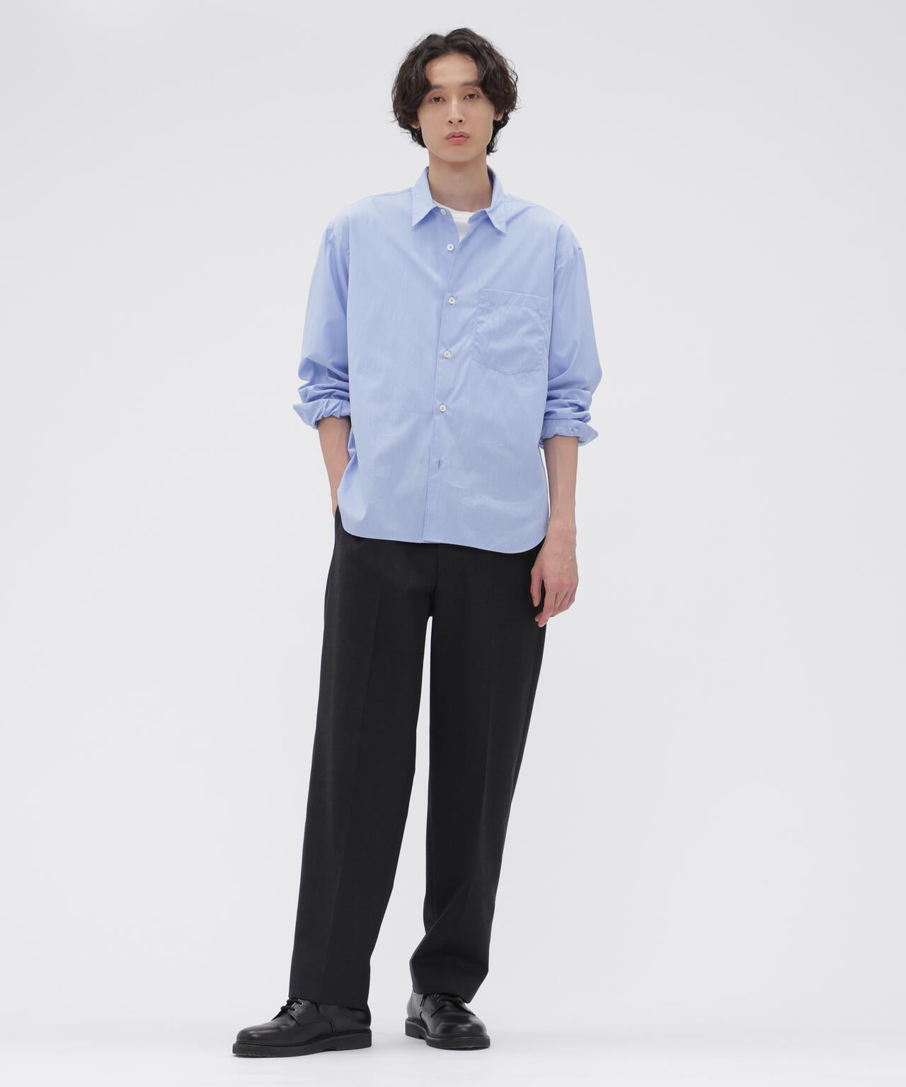 COMPACT COTTON END ON END SHIRT