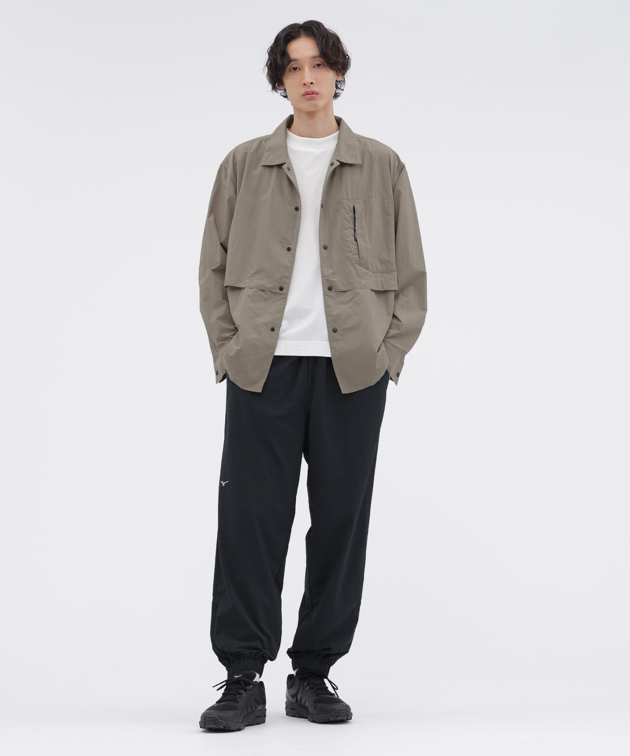 RECYCLED TASLAN NYLON TAFFETA SHIRT