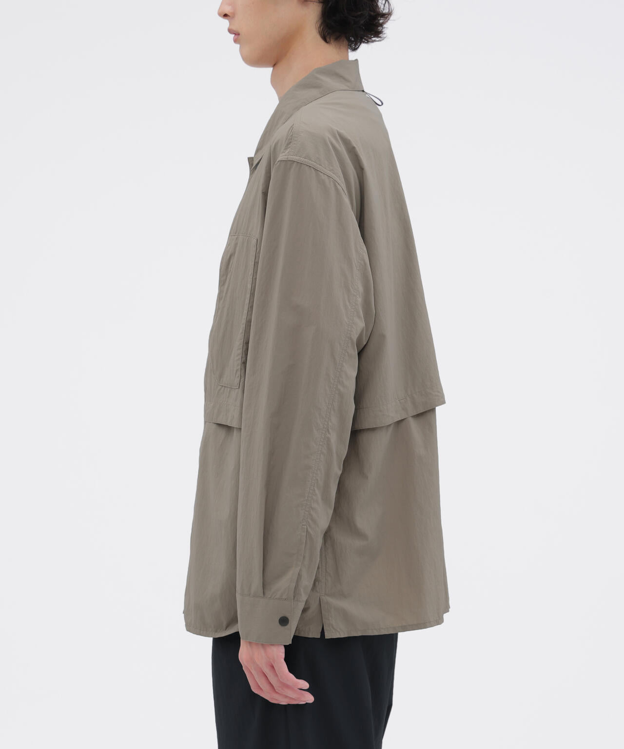 RECYCLED TASLAN NYLON TAFFETA SHIRT