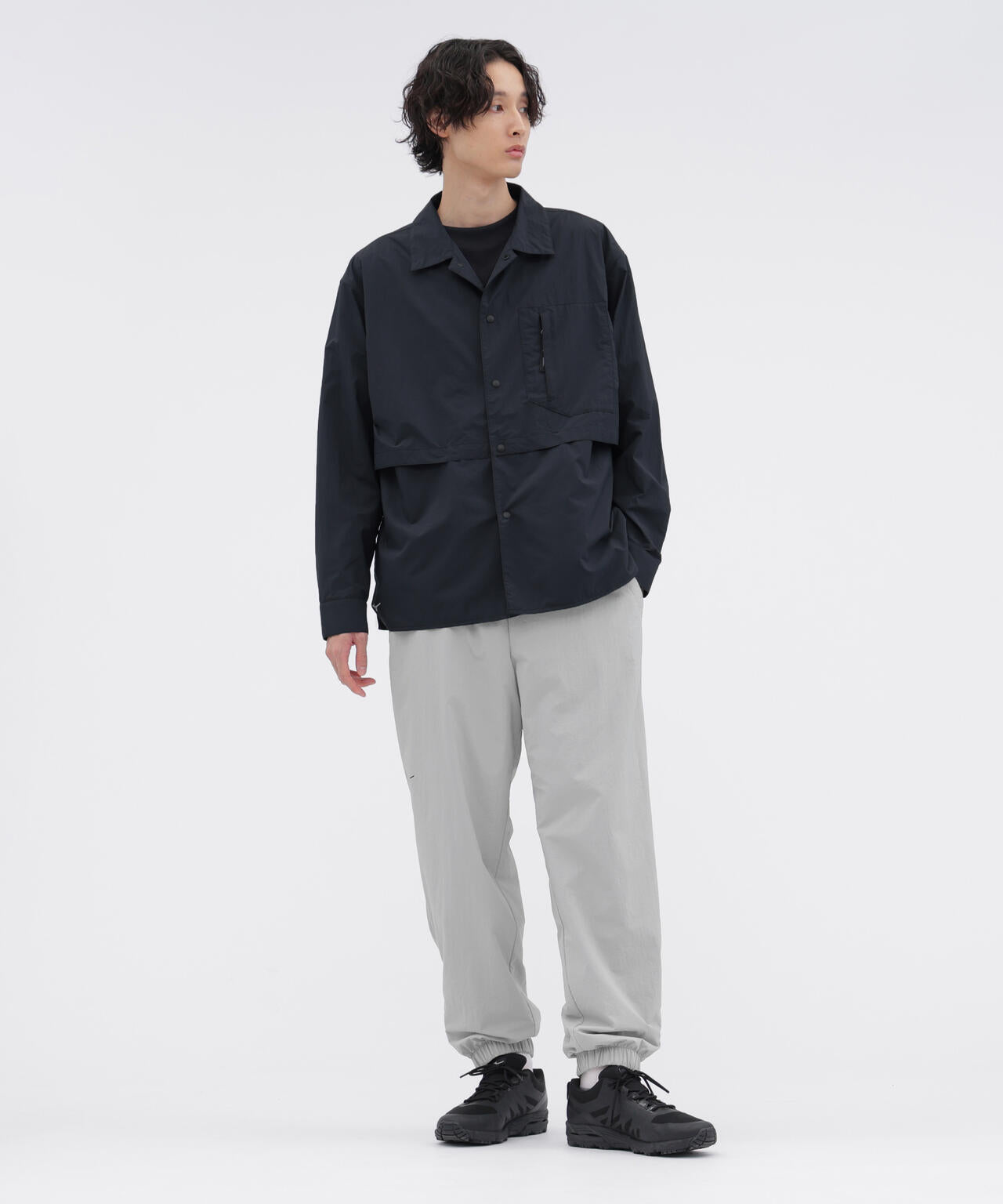 RECYCLED TASLAN NYLON TAFFETA SHIRT