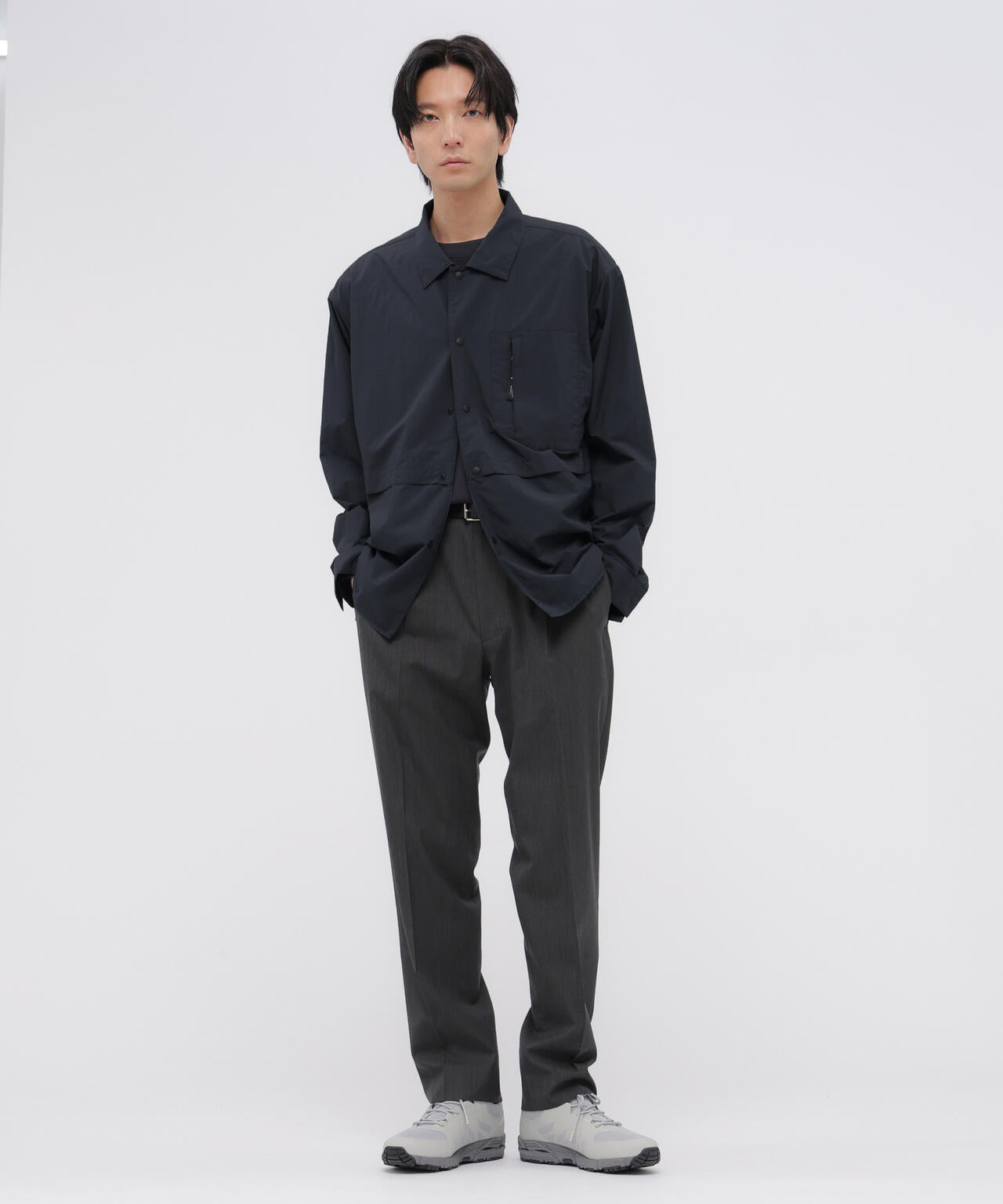 RECYCLED TASLAN NYLON TAFFETA SHIRT