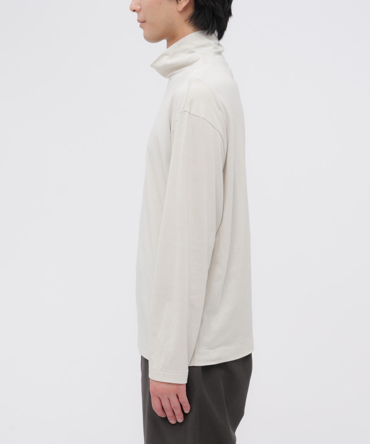 PLAIN COTTON JERSEY TOP