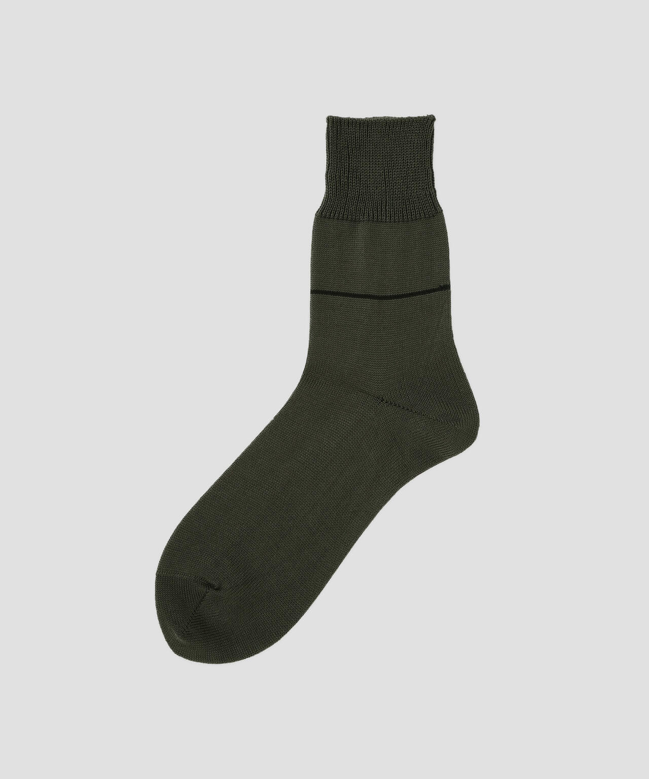 MEN SINGLE STRIPE COTTON SOCKS