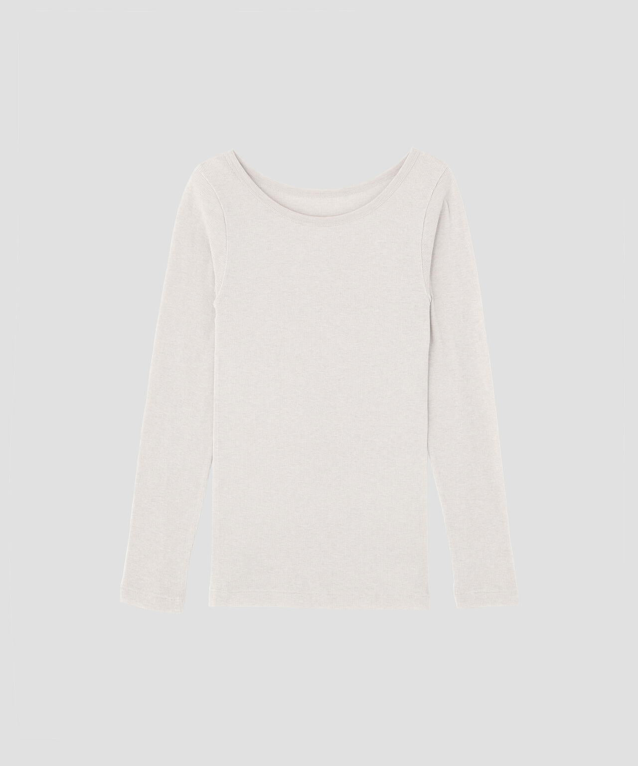 COTTON SILK RIB TOP