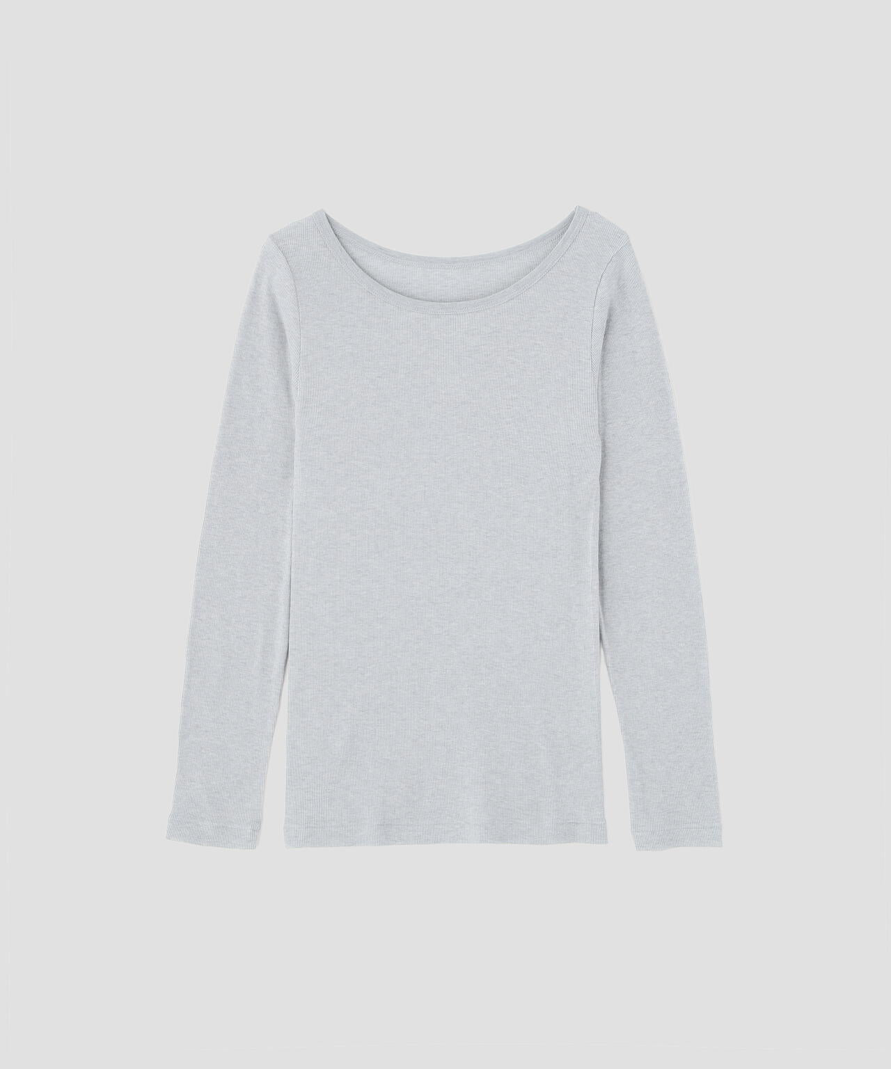 COTTON SILK RIB TOP