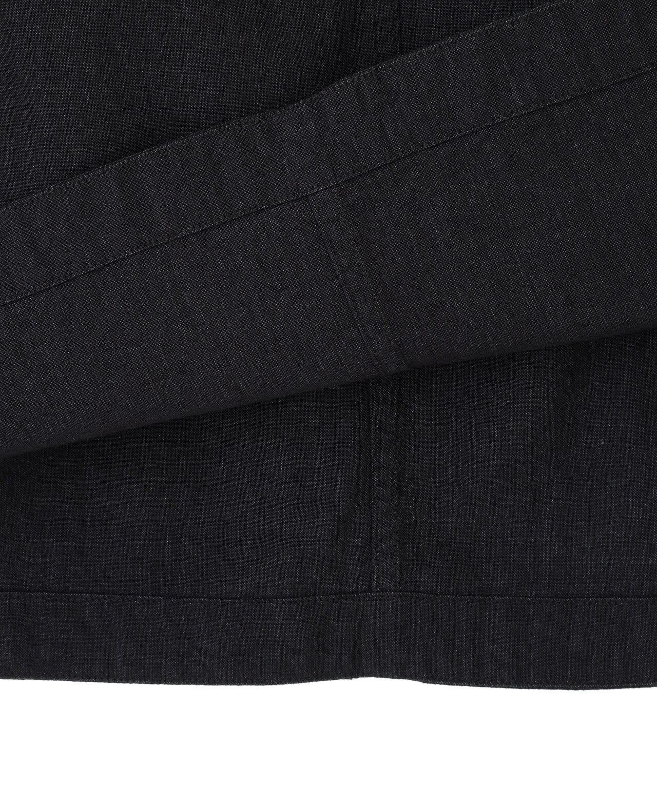 FADED LINEN COTTON PLAINWEAVE SKIRT