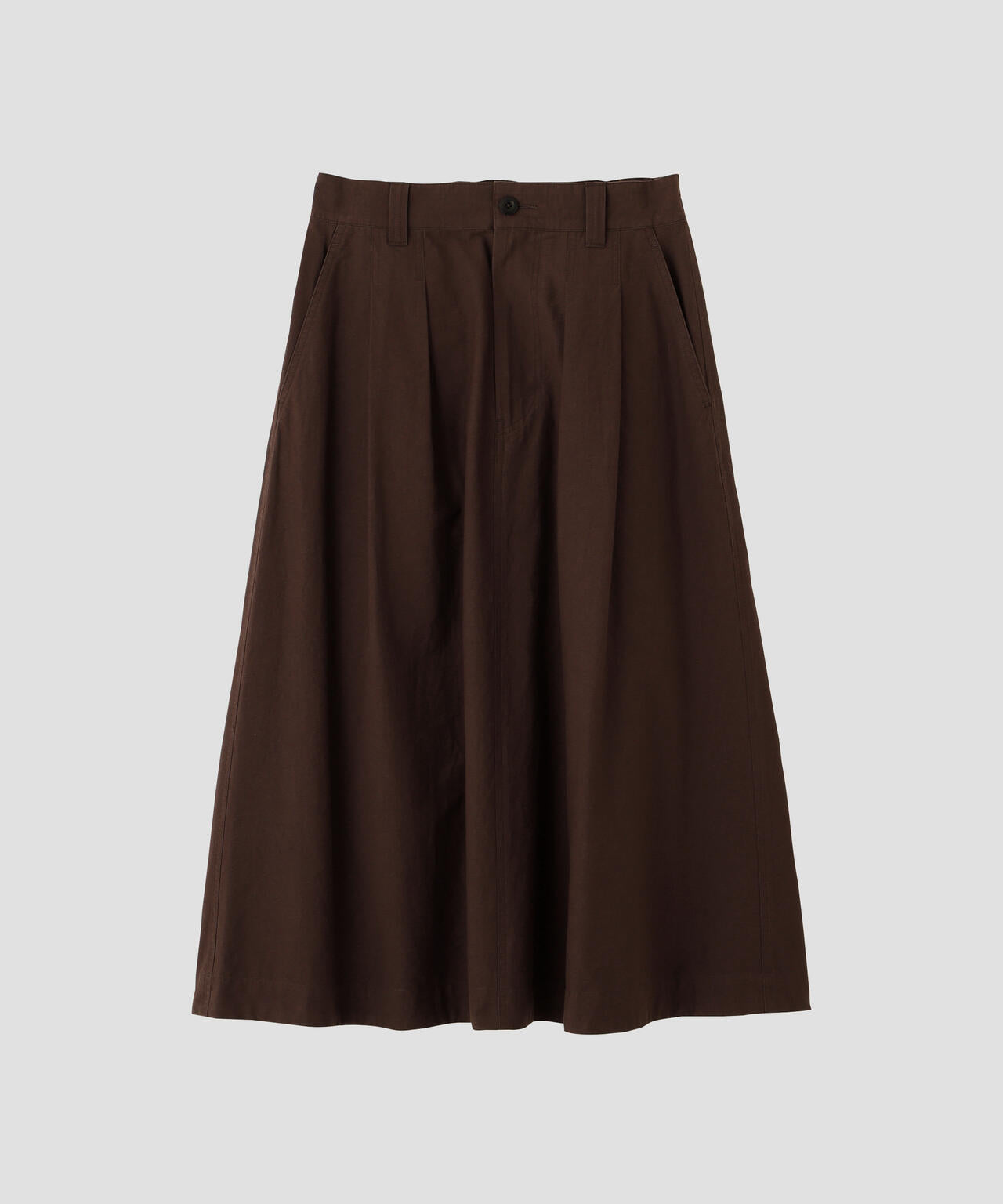 LIGHTWEIGHT COTTON NYLON TWILL SKIRT