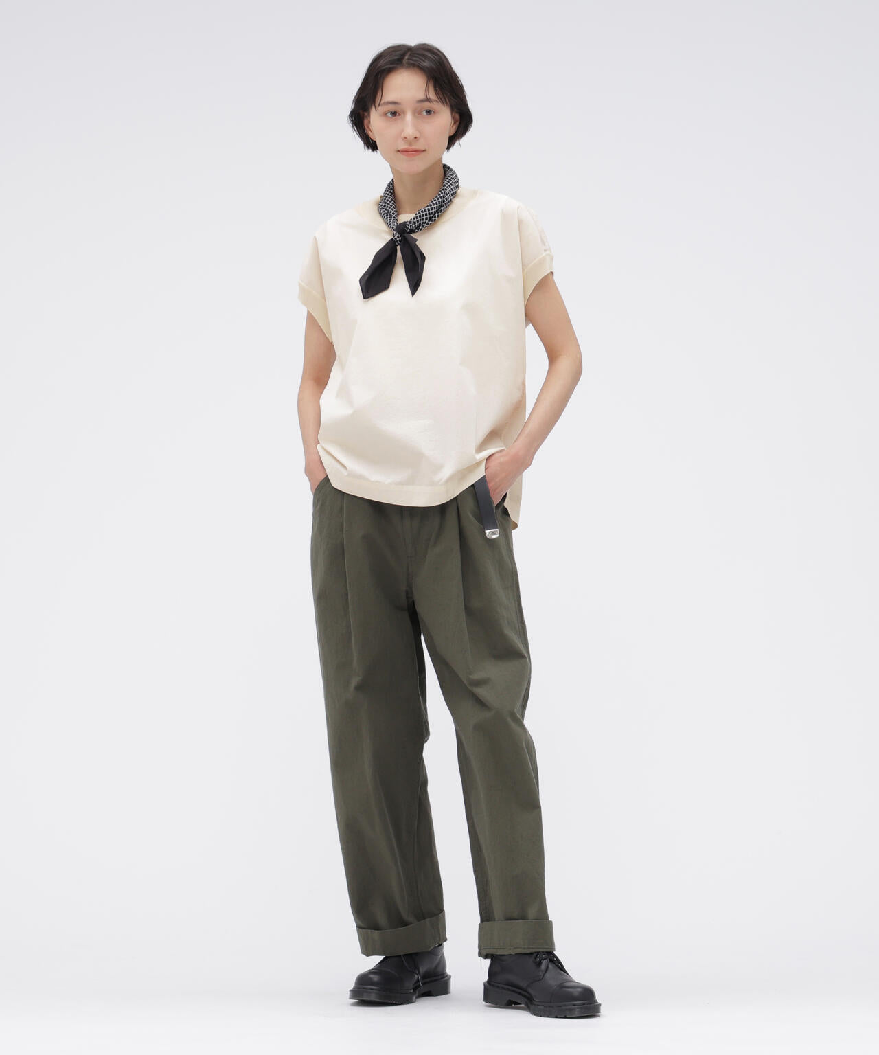 GARMENT DYED COTTON POPLIN SHIRT