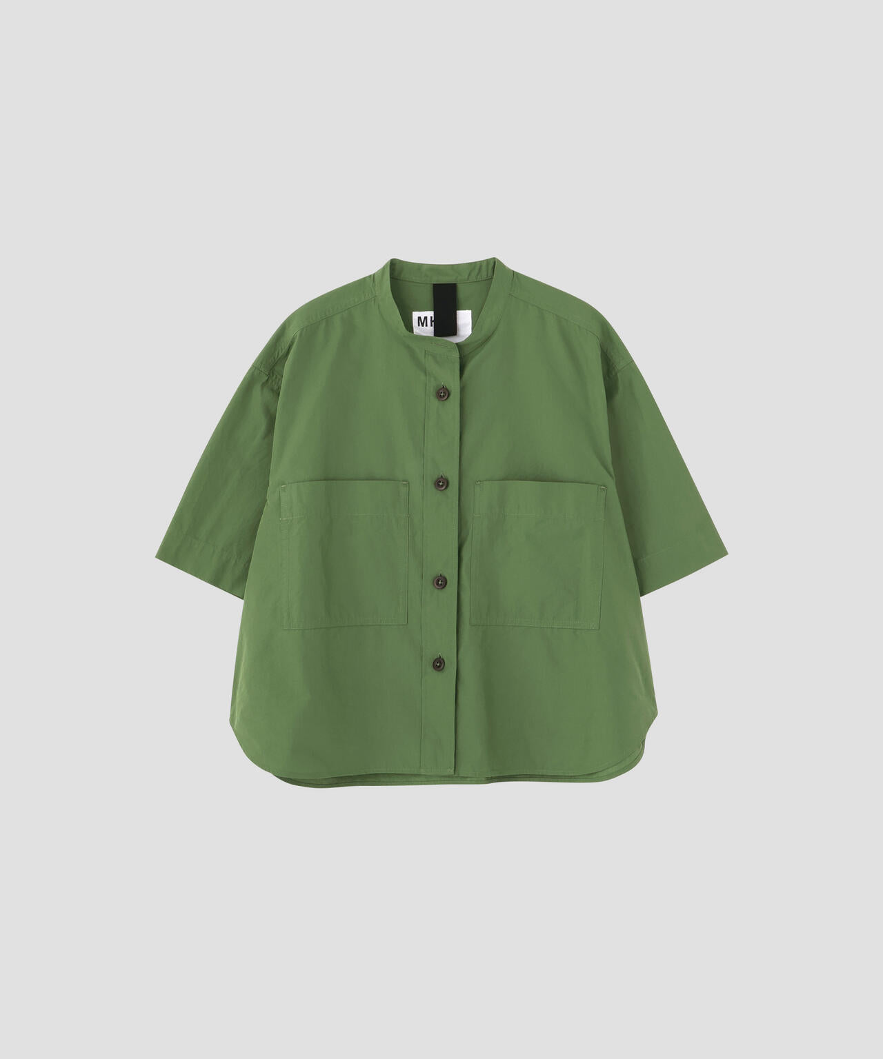 COTTON NYLON VOILE POPLIN SHIRT