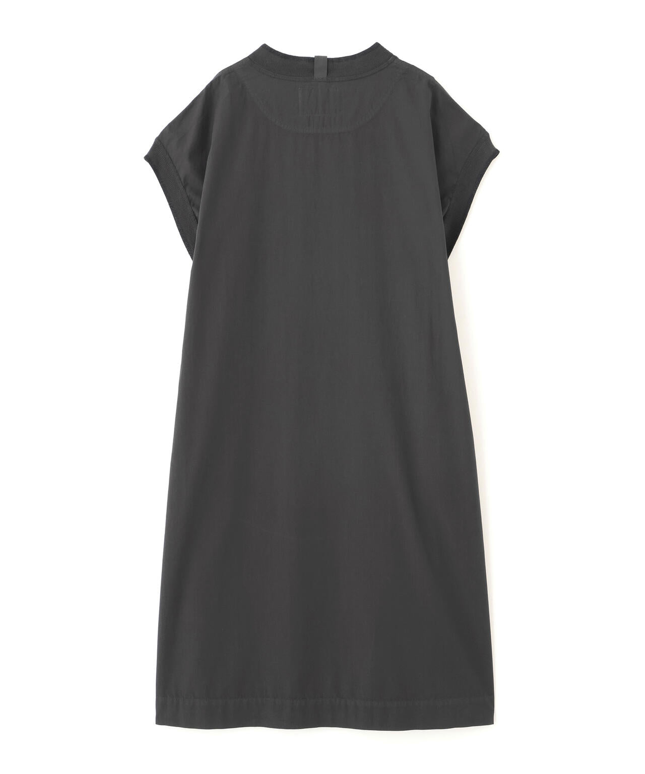 GARMENT DYED COTTON POPLIN DRESS