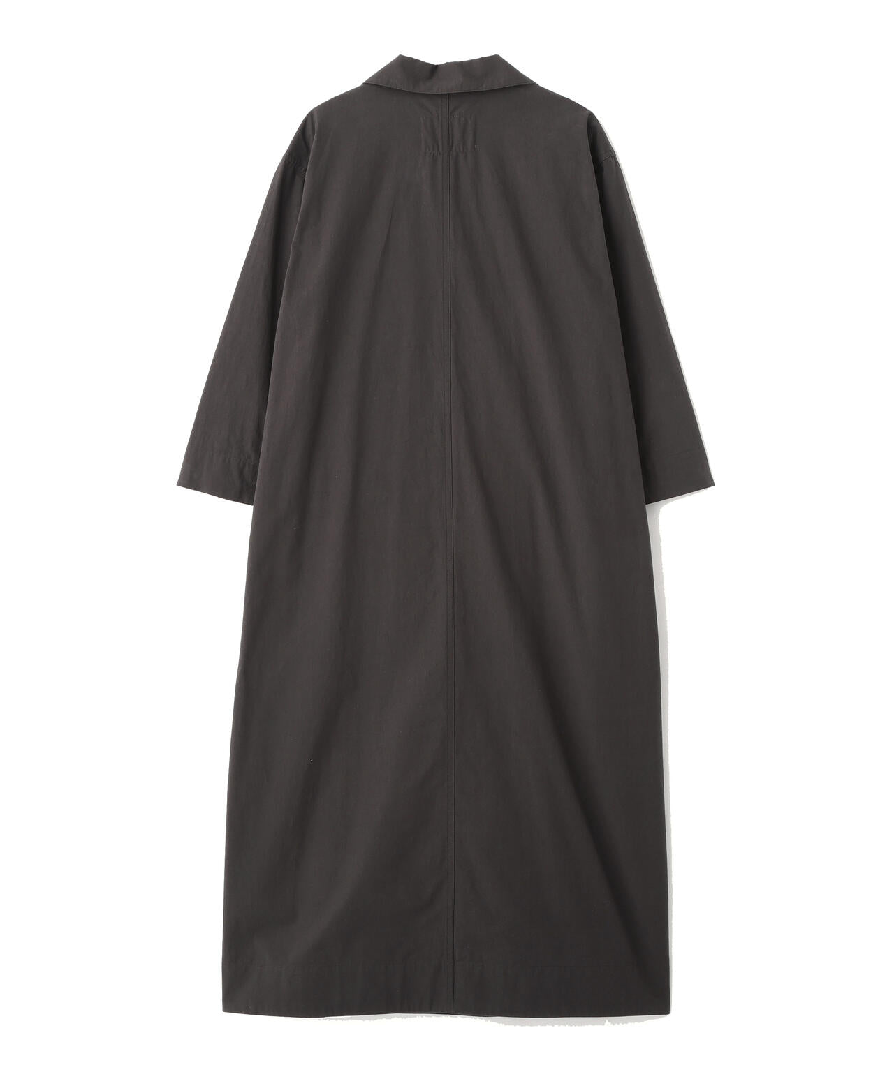 WASHED COTTON POPLIN DRESS