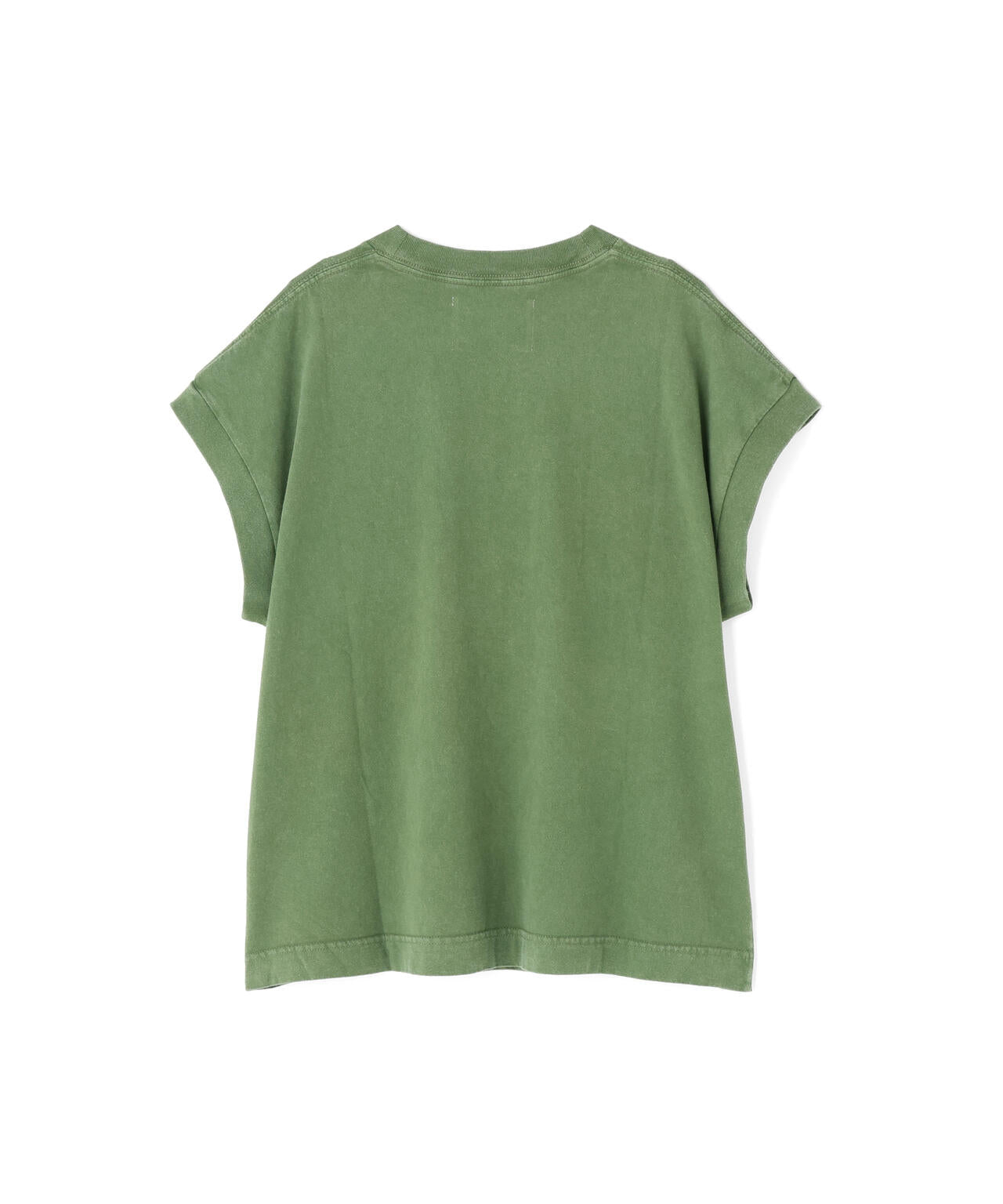 FADED ROUGH COTTON JERSEY TOP