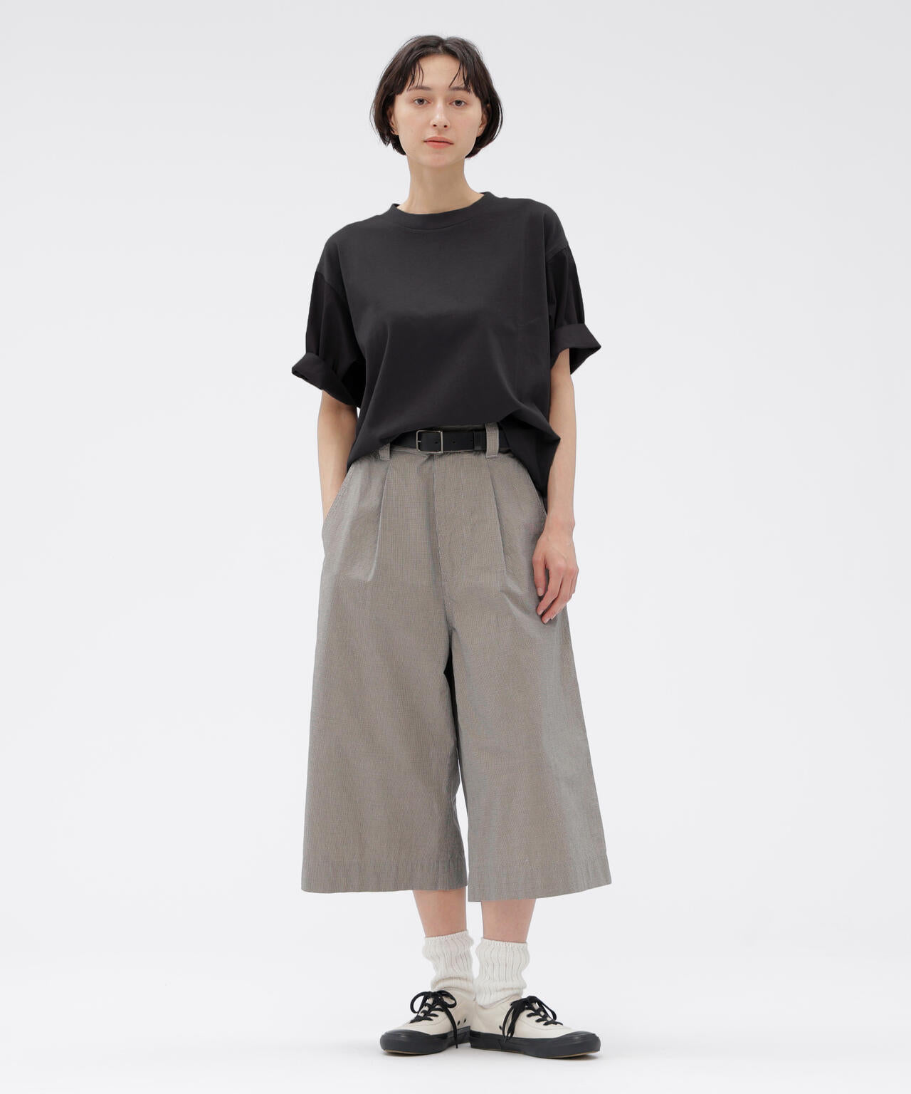 GARMENT DYE COTTON JERSEY TOP