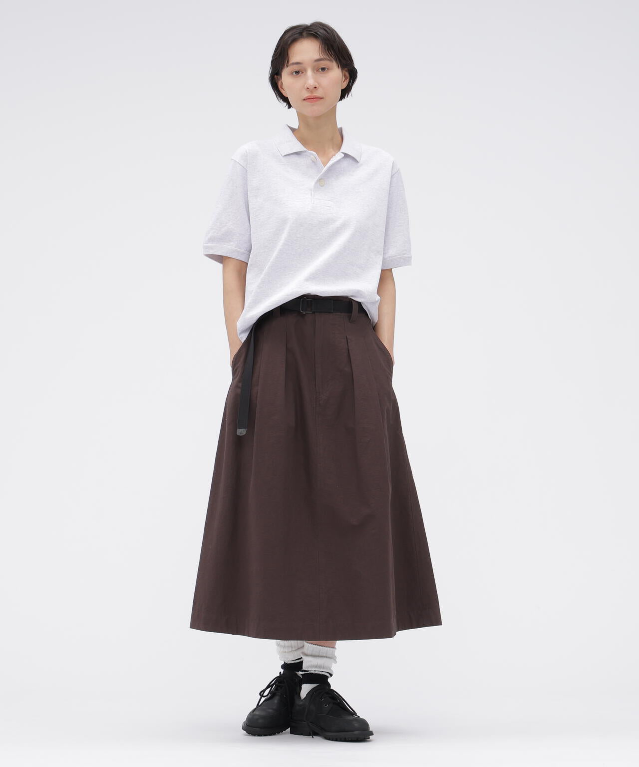 MARL COTTON JERSEY TOP