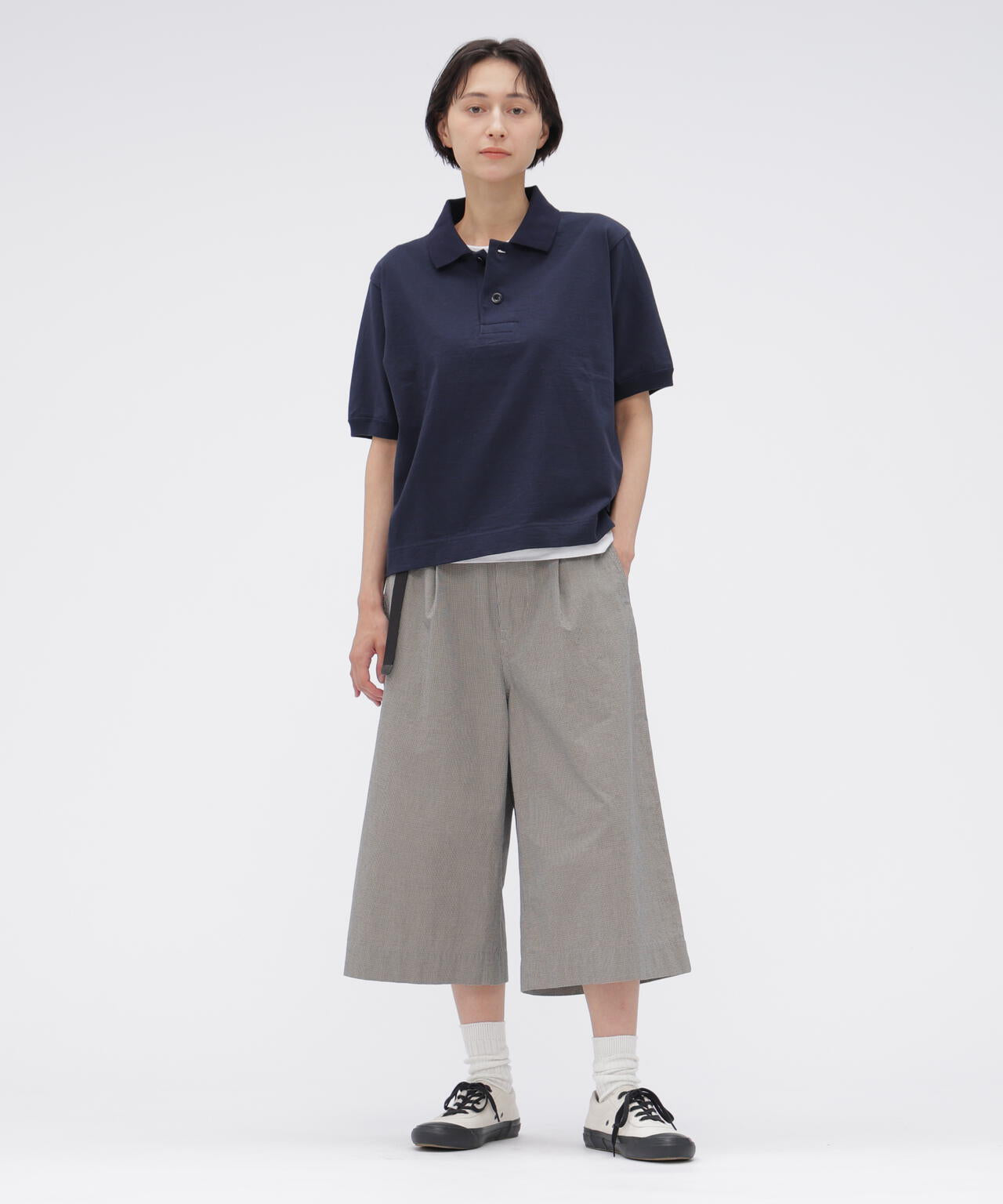 MARL COTTON JERSEY TOP