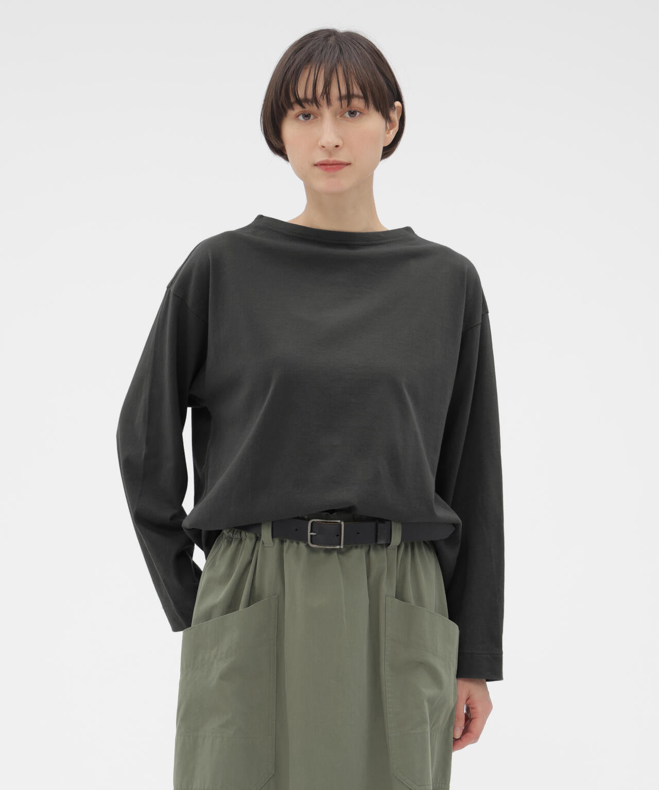 SMOOTH COTTON JERSEY TOP