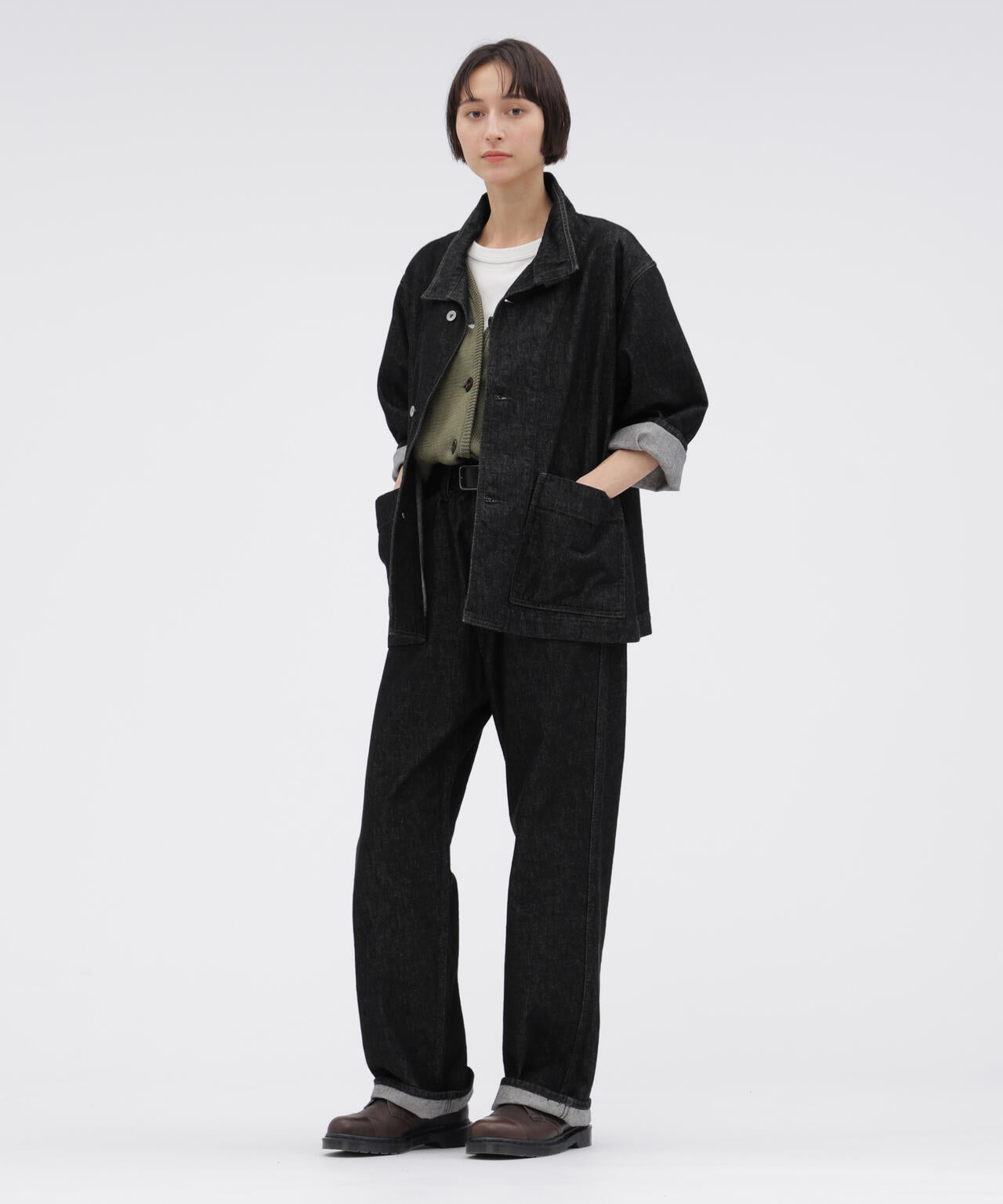 CANTON BLACK DENIM BLOUSON