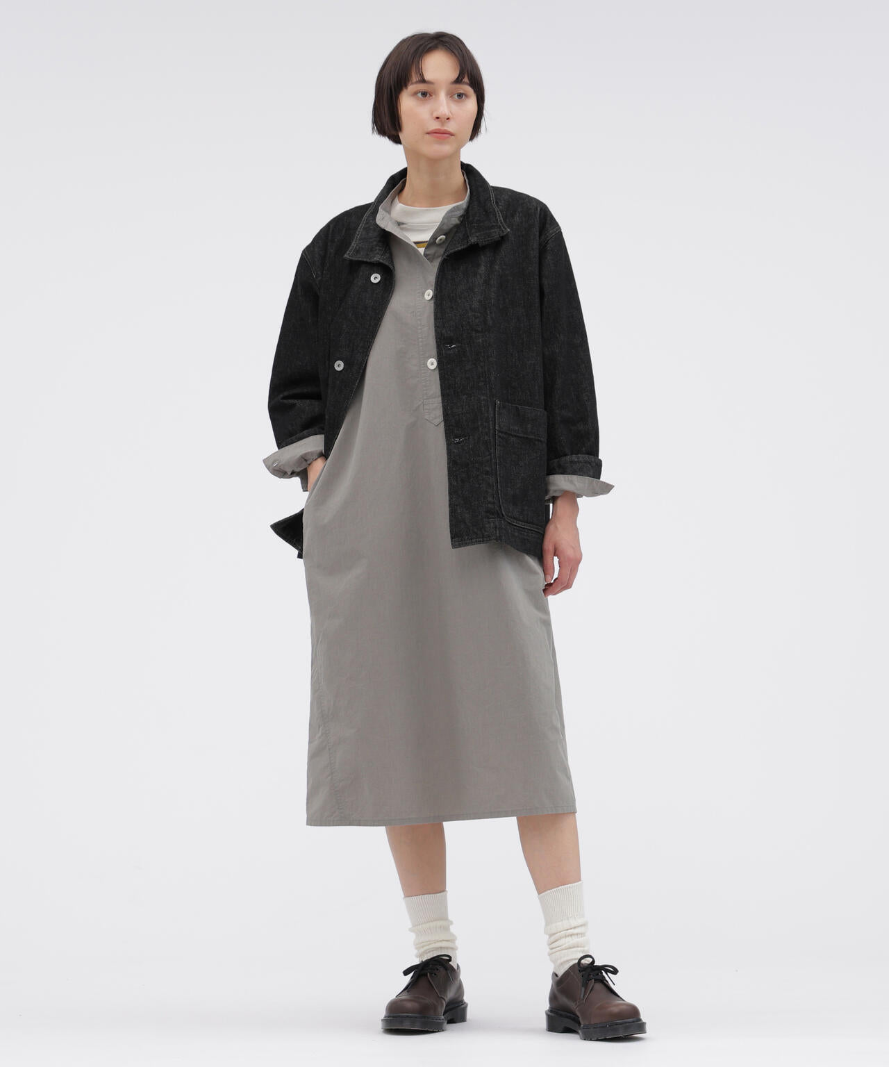 CANTON BLACK DENIM BLOUSON