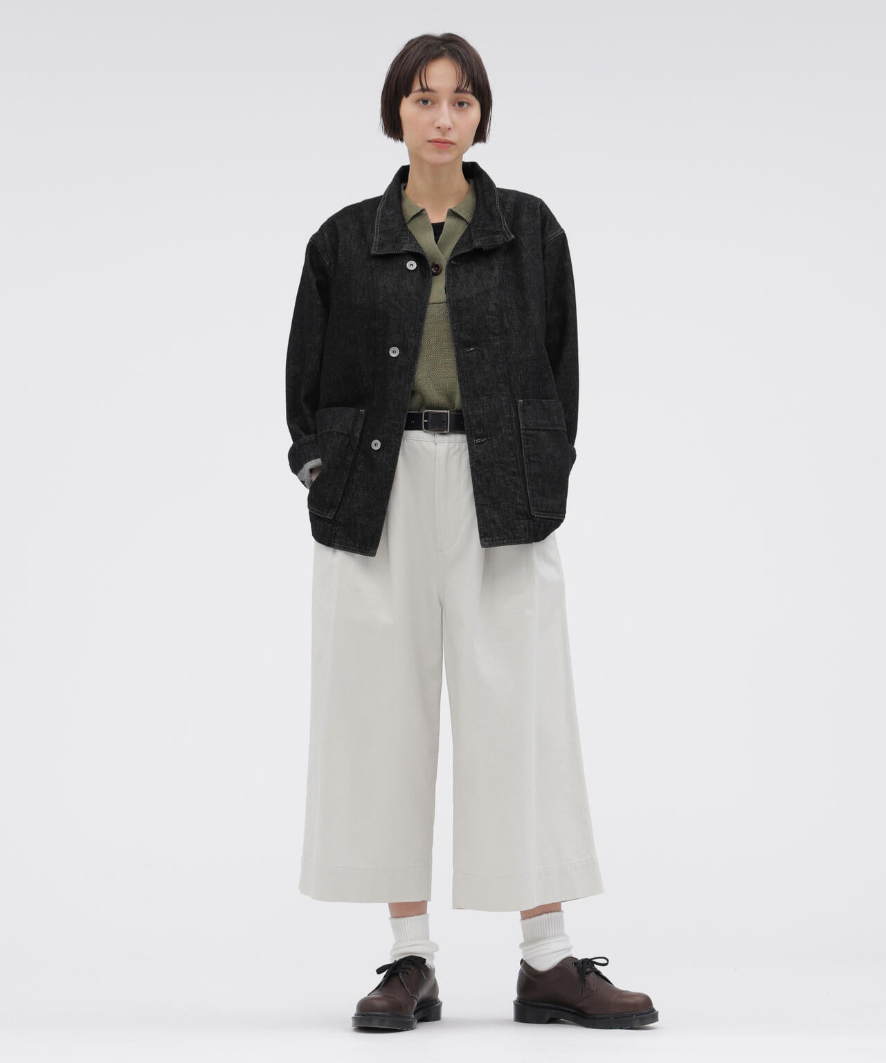 CANTON BLACK DENIM BLOUSON