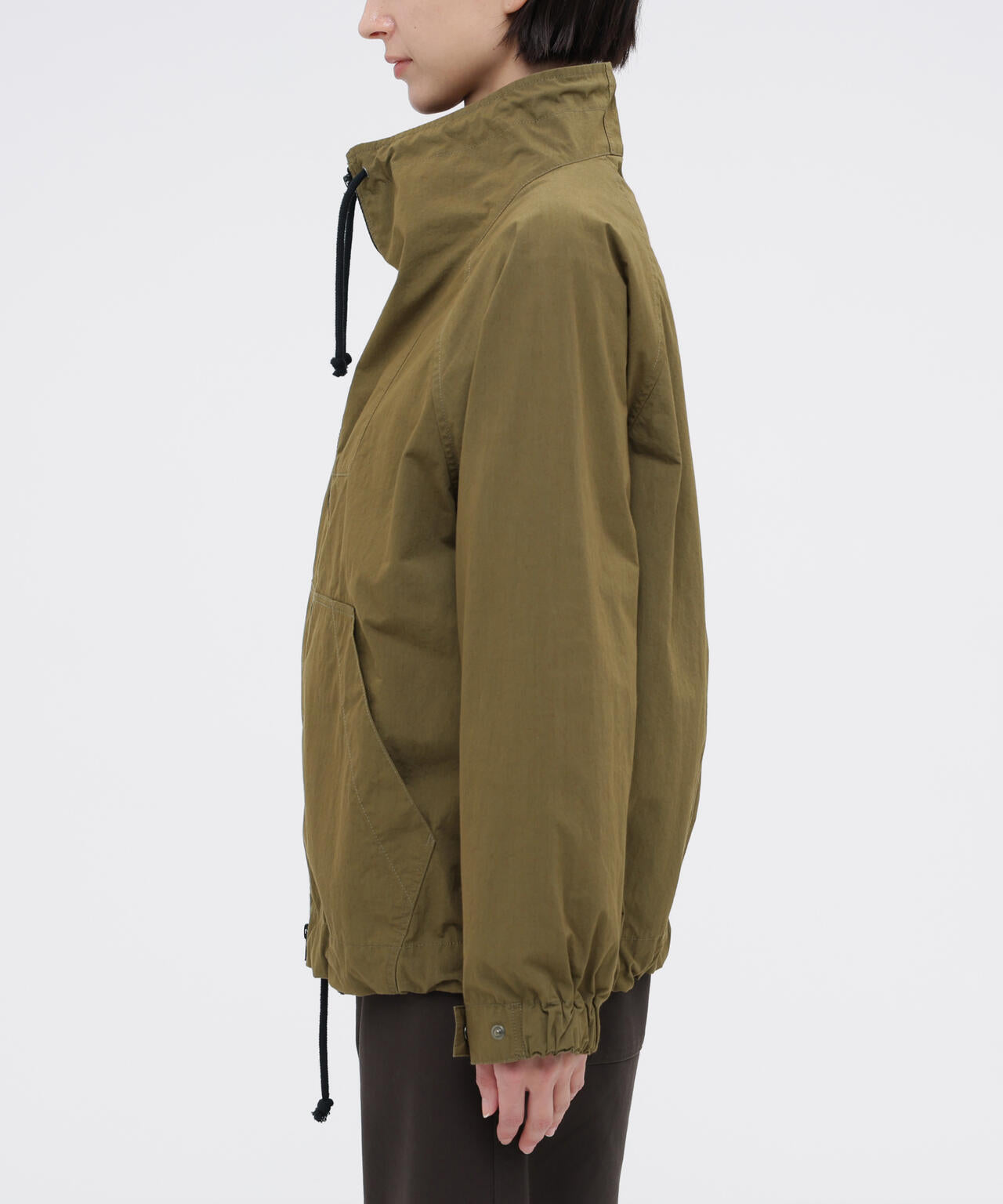 COTTON NYLON PLAINWEAVE BLOUSON