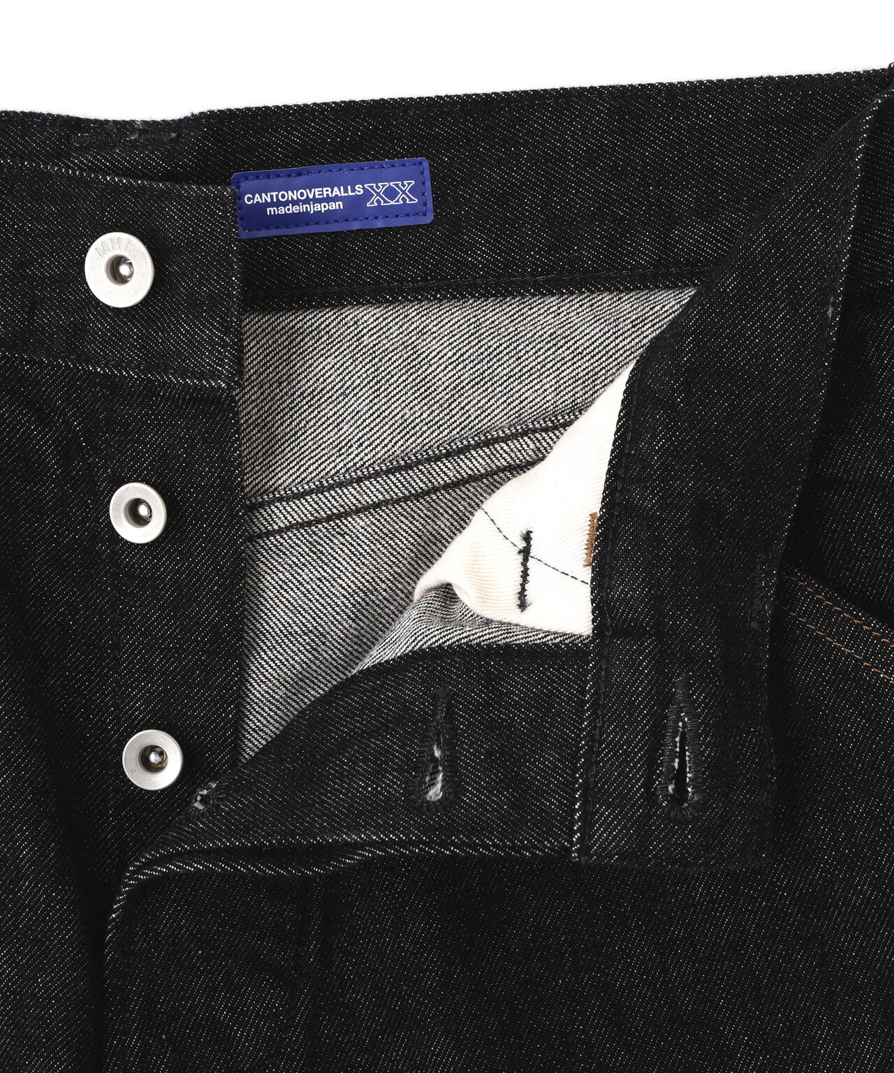 CANTON BLACK DENIM TROUSERS