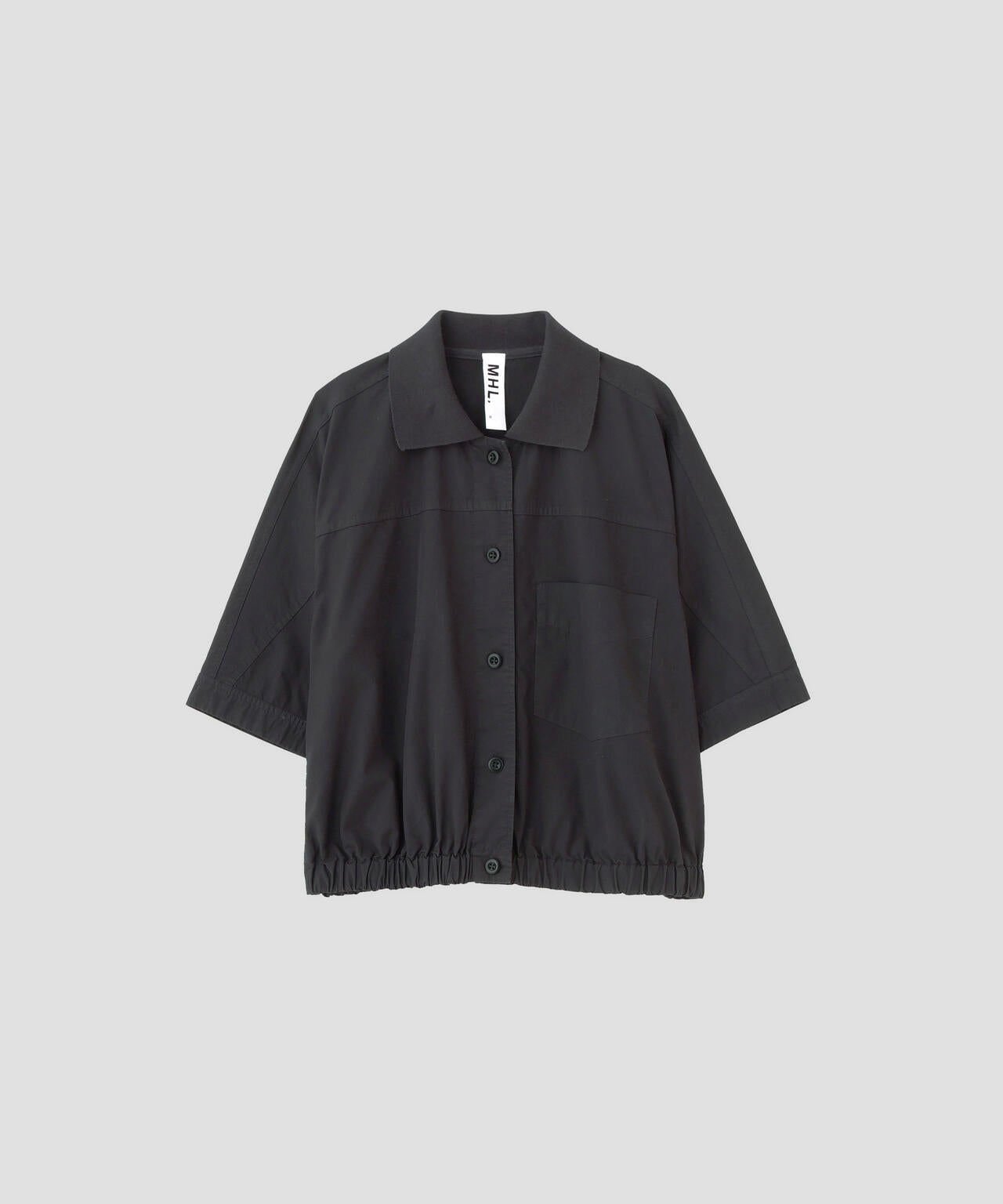 GARMENT DYED COTTON POPLIN SHIRT