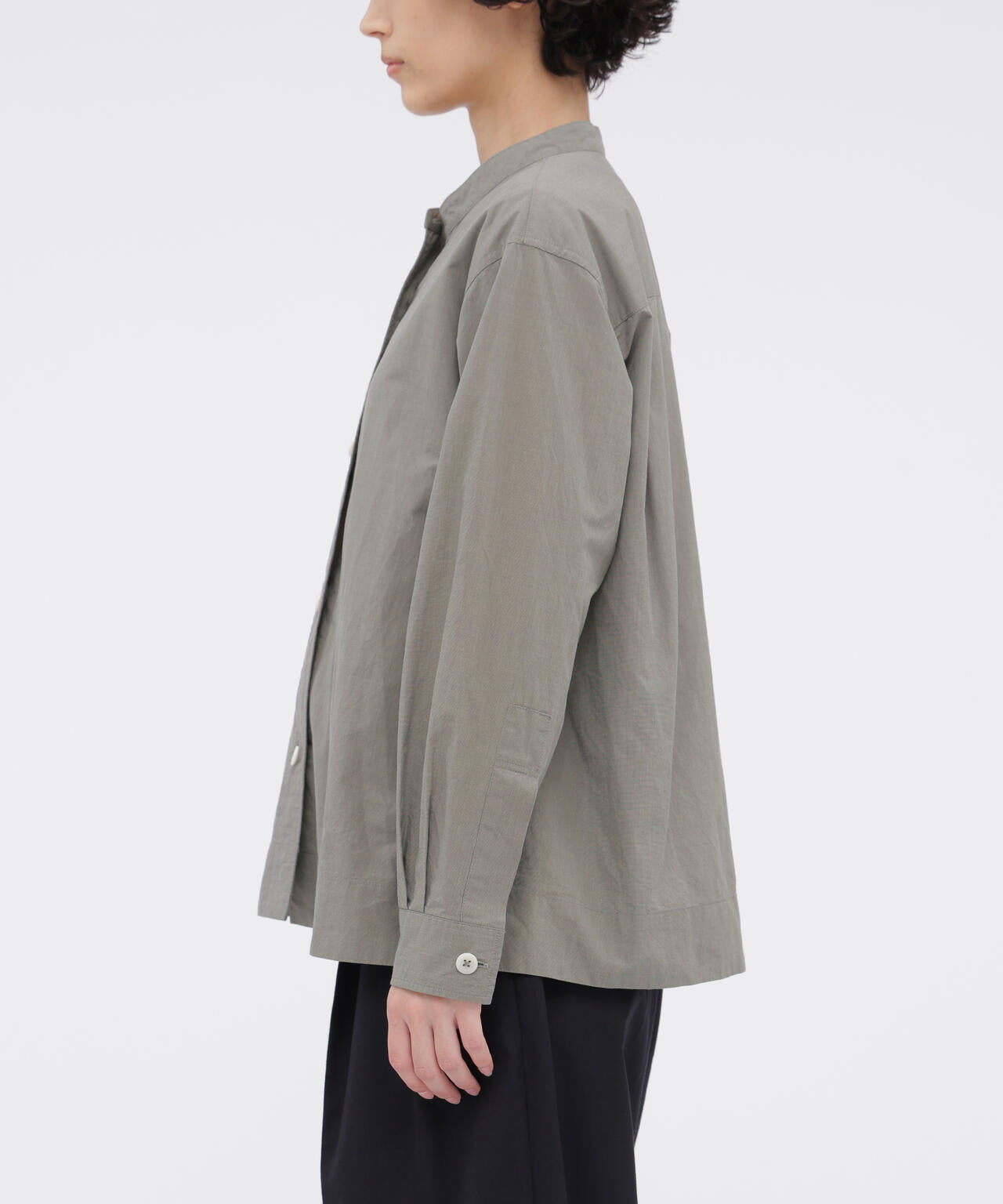 END ON END WEAVE COTTON SHIRT