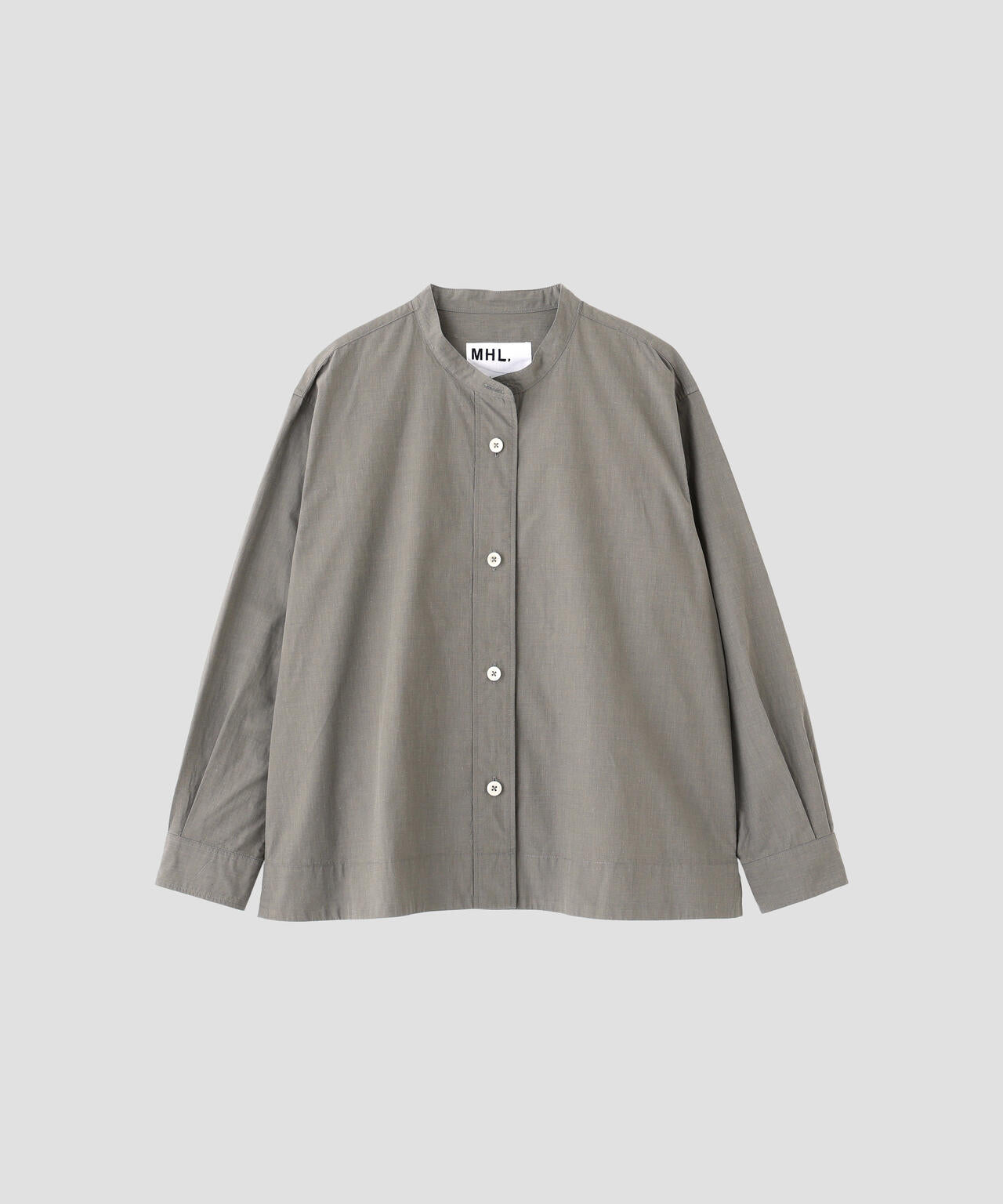 END ON END WEAVE COTTON SHIRT