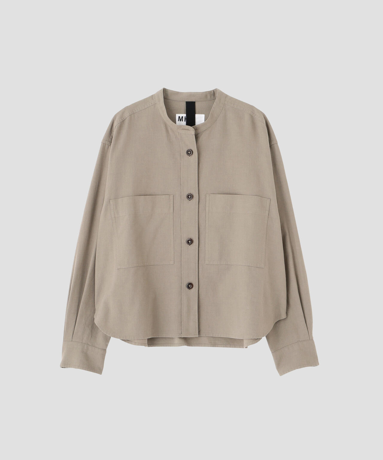 FINE COTTON WOOL TWILL SHIRT
