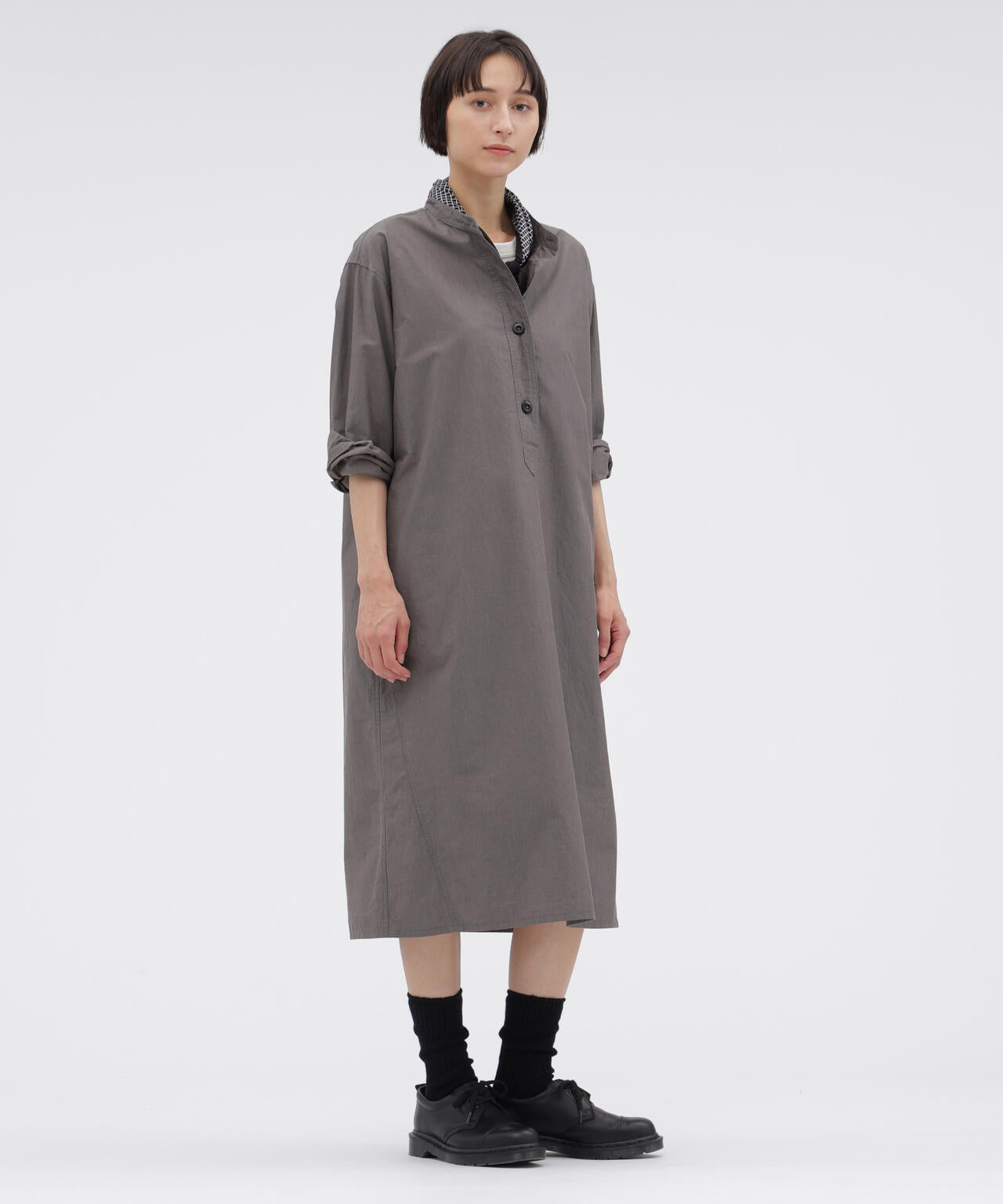 END ON END WEAVE COTTON DRESS