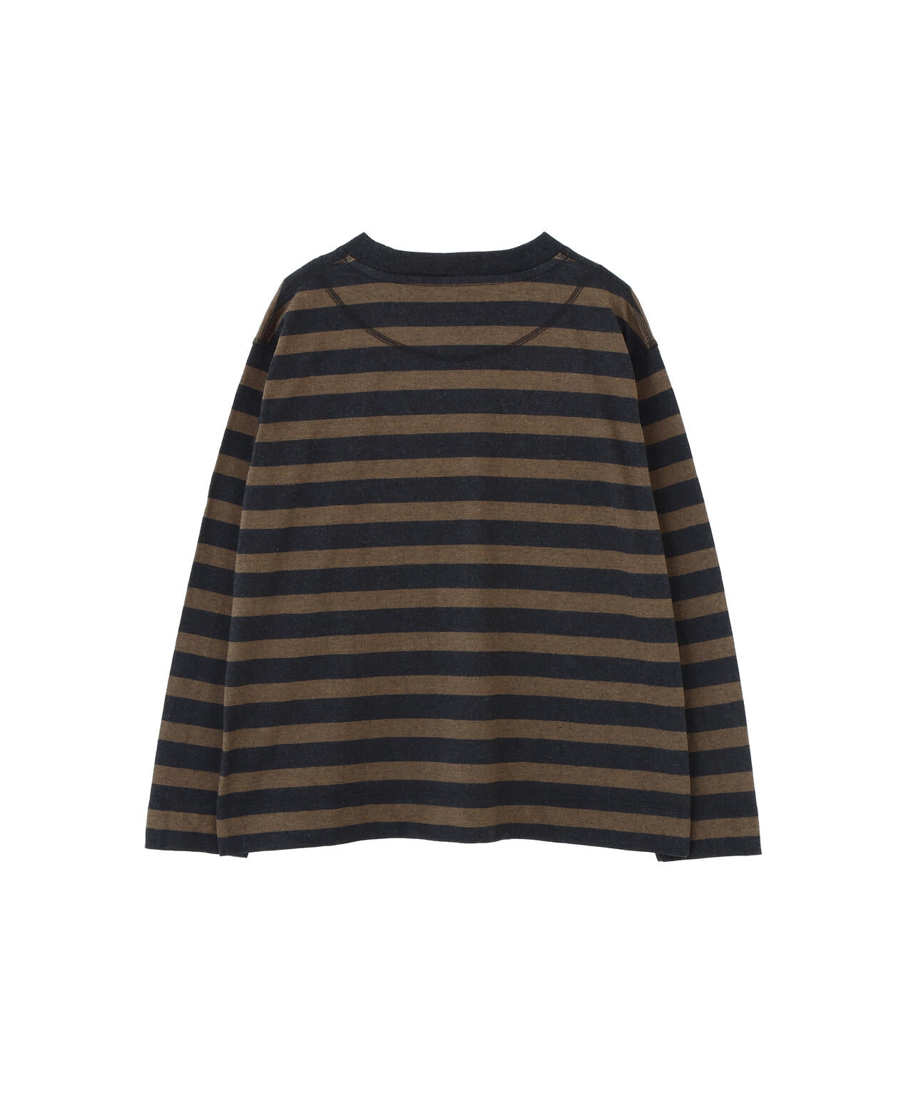 LIGHT COTTON MELANGE STRIPE TOP