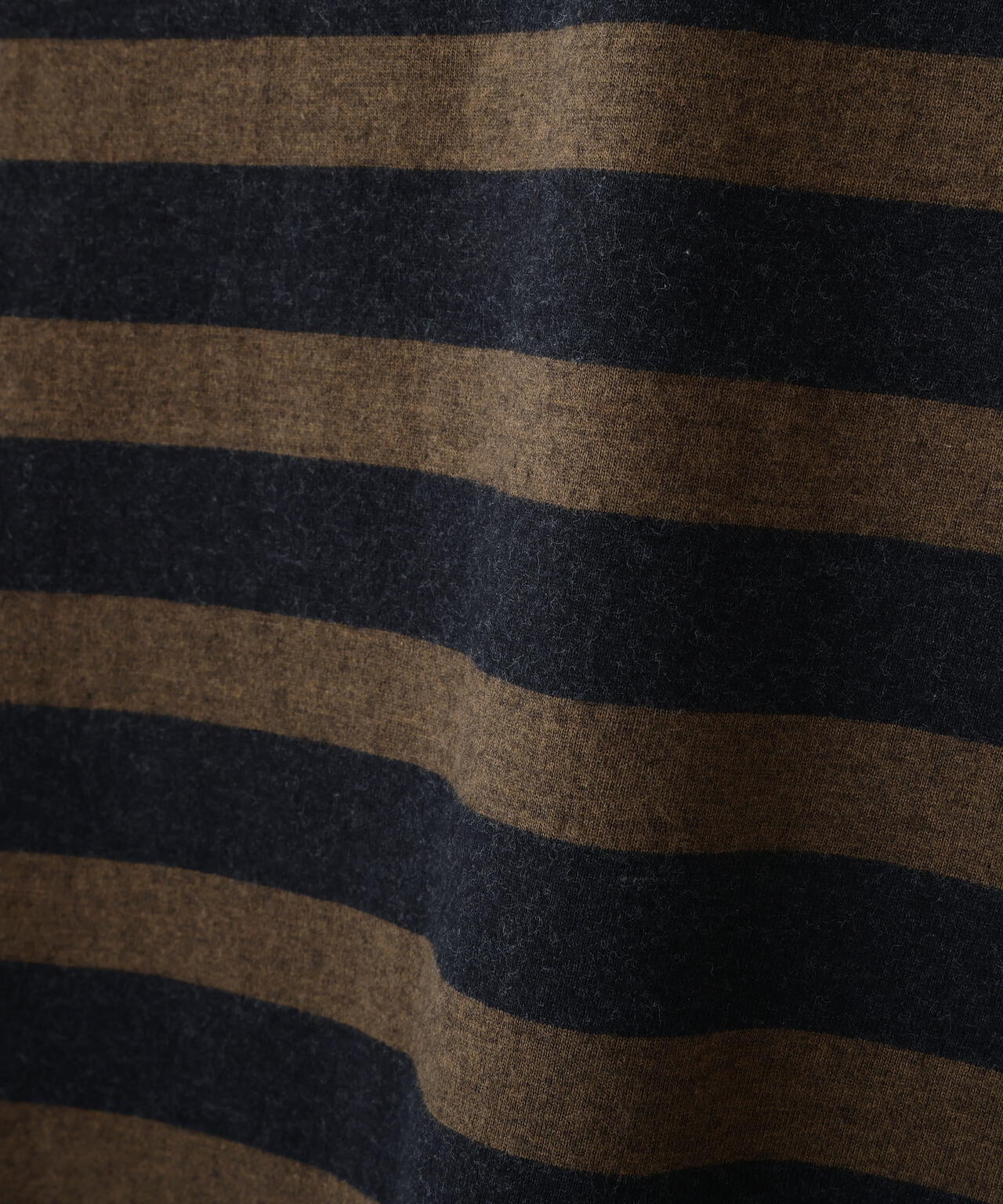 LIGHT COTTON MELANGE STRIPE TOP